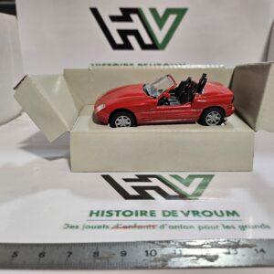 BMW Z1 1/43 Schabak Modell (Réf. 1020) Rouge - Avec Boîte D'origine (Phare recollé)