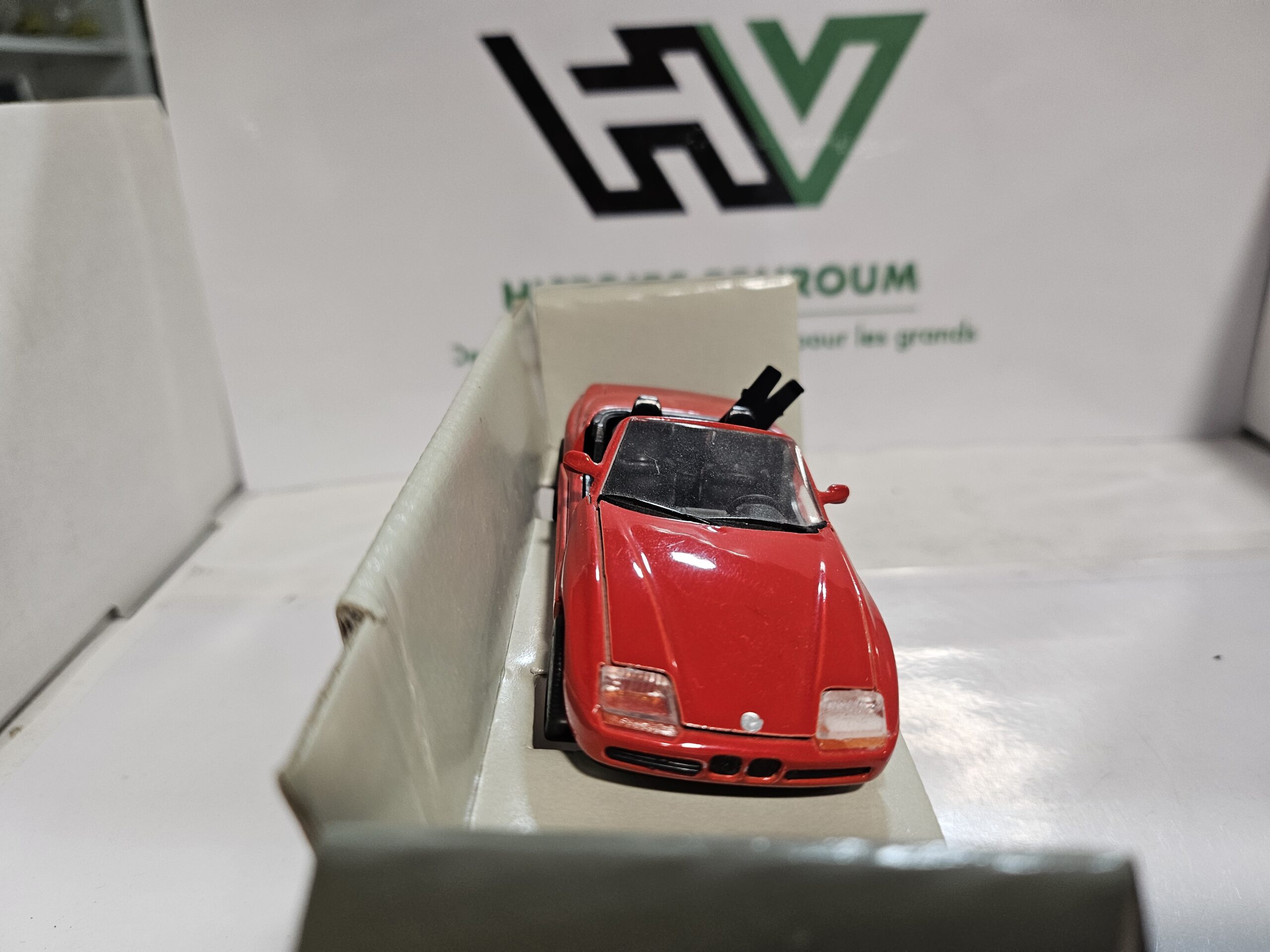 BMW Z1 1/43 Schabak Modell (Réf. 1020) Rouge - Avec Boîte D'origine (Phare recollé) – Image 5