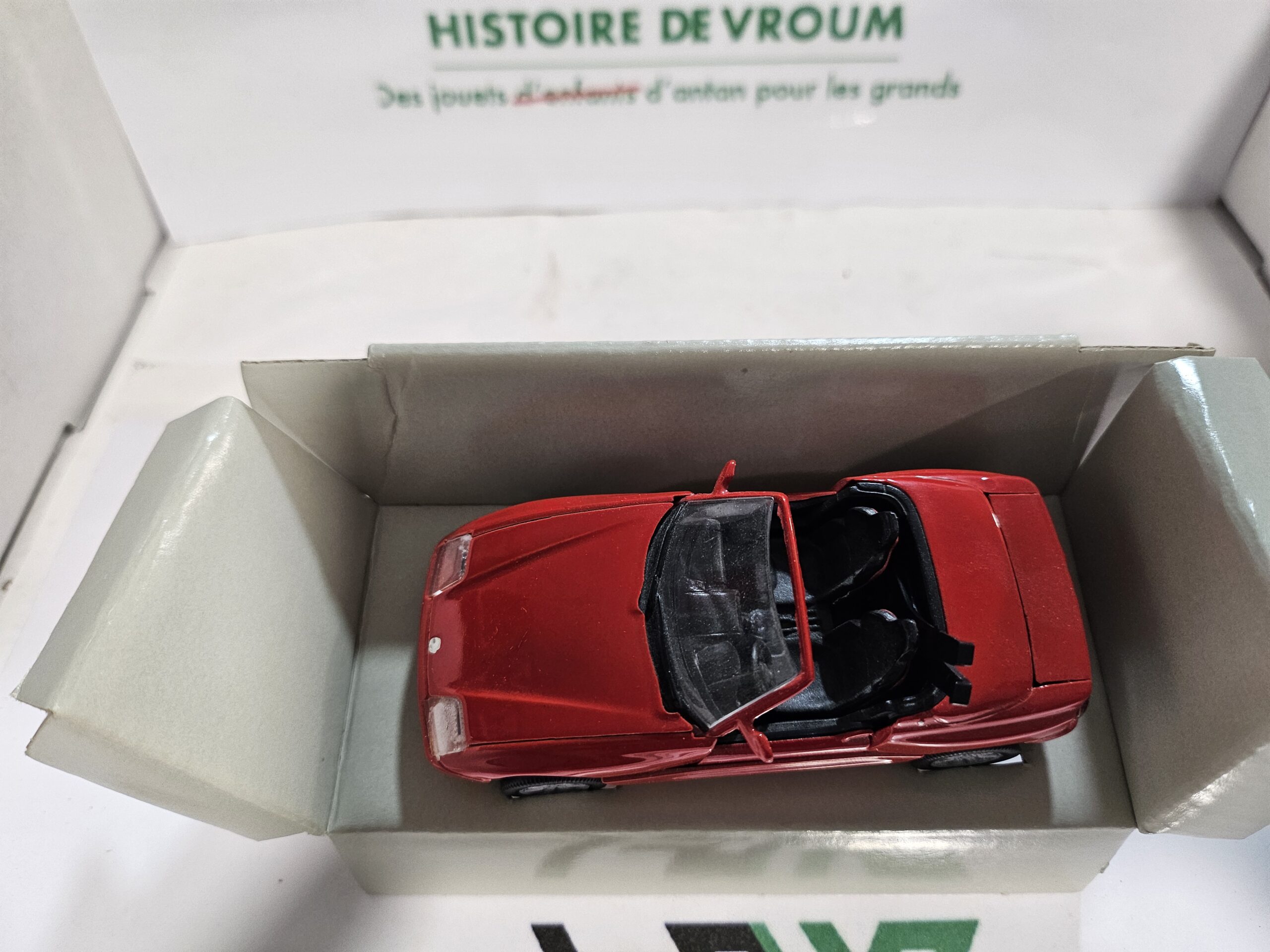 BMW Z1 1/43 Schabak Modell (Réf. 1020) Rouge - Avec Boîte D'origine (Phare recollé) – Image 6