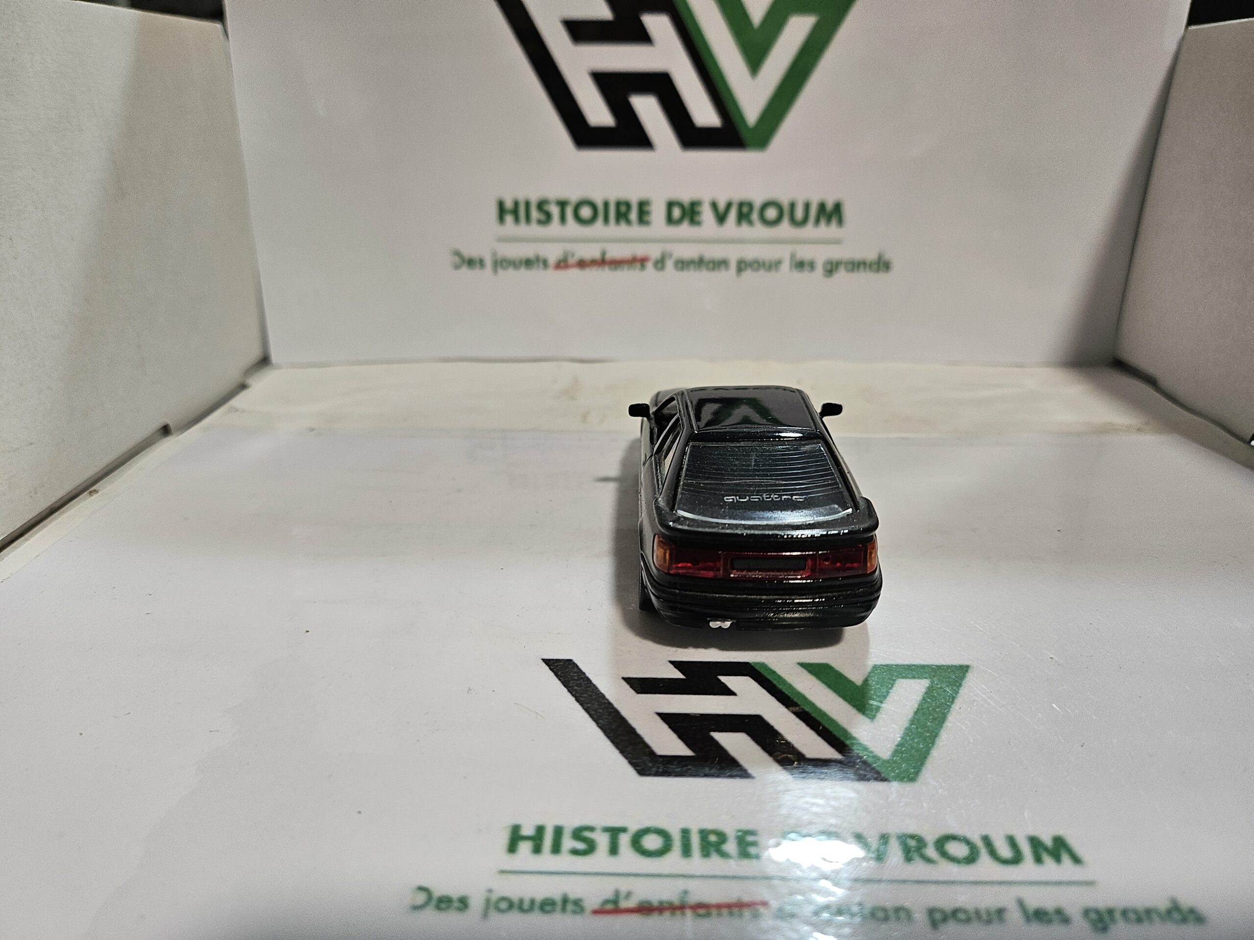 Audi Coupé Quattro 1/43 Schabak Modell (Réf. 1050) Noir - Multi-Ouvrants avec Boîte – Image 7