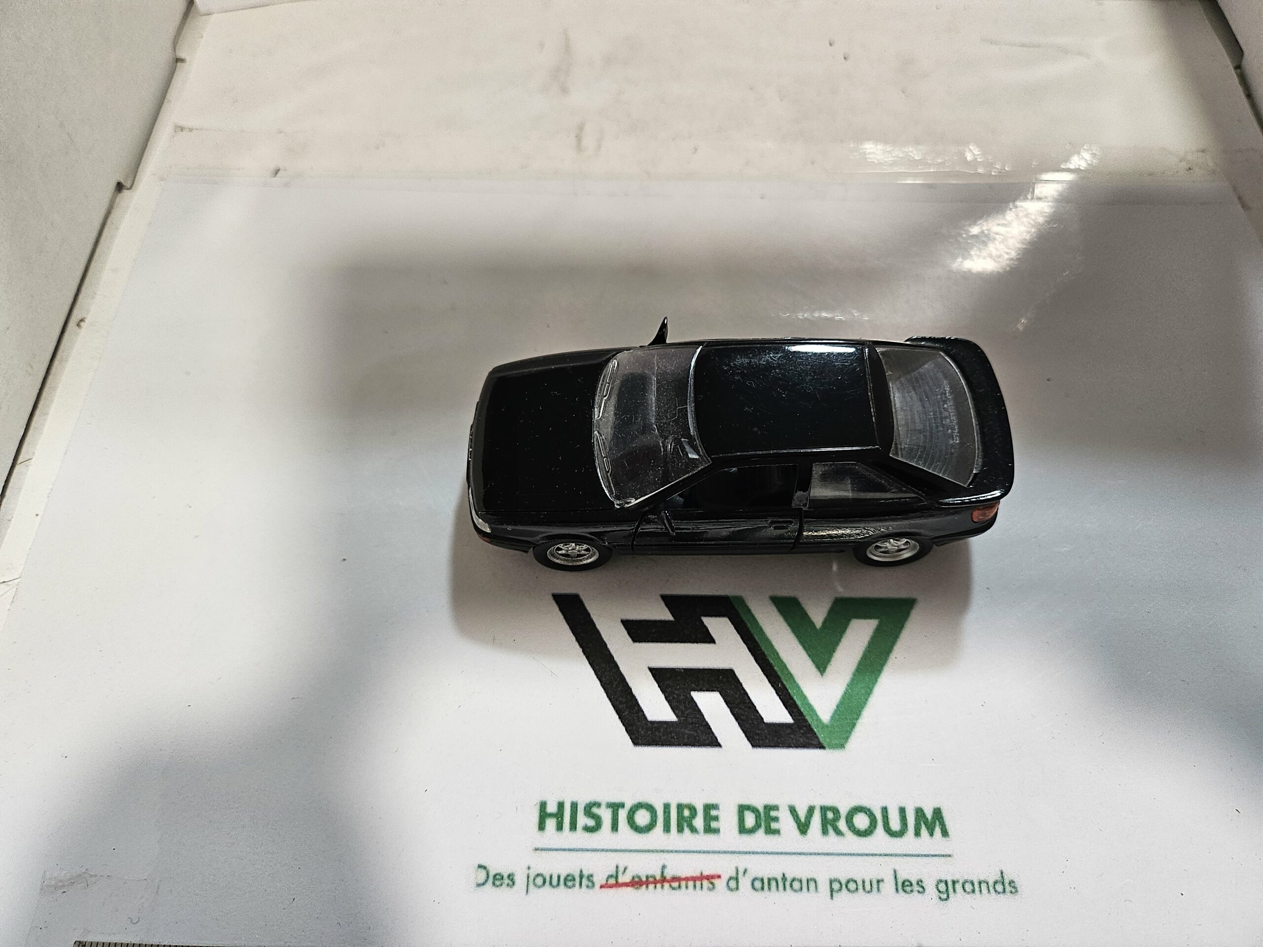 Audi Coupé Quattro 1/43 Schabak Modell (Réf. 1050) Noir - Multi-Ouvrants avec Boîte – Image 8