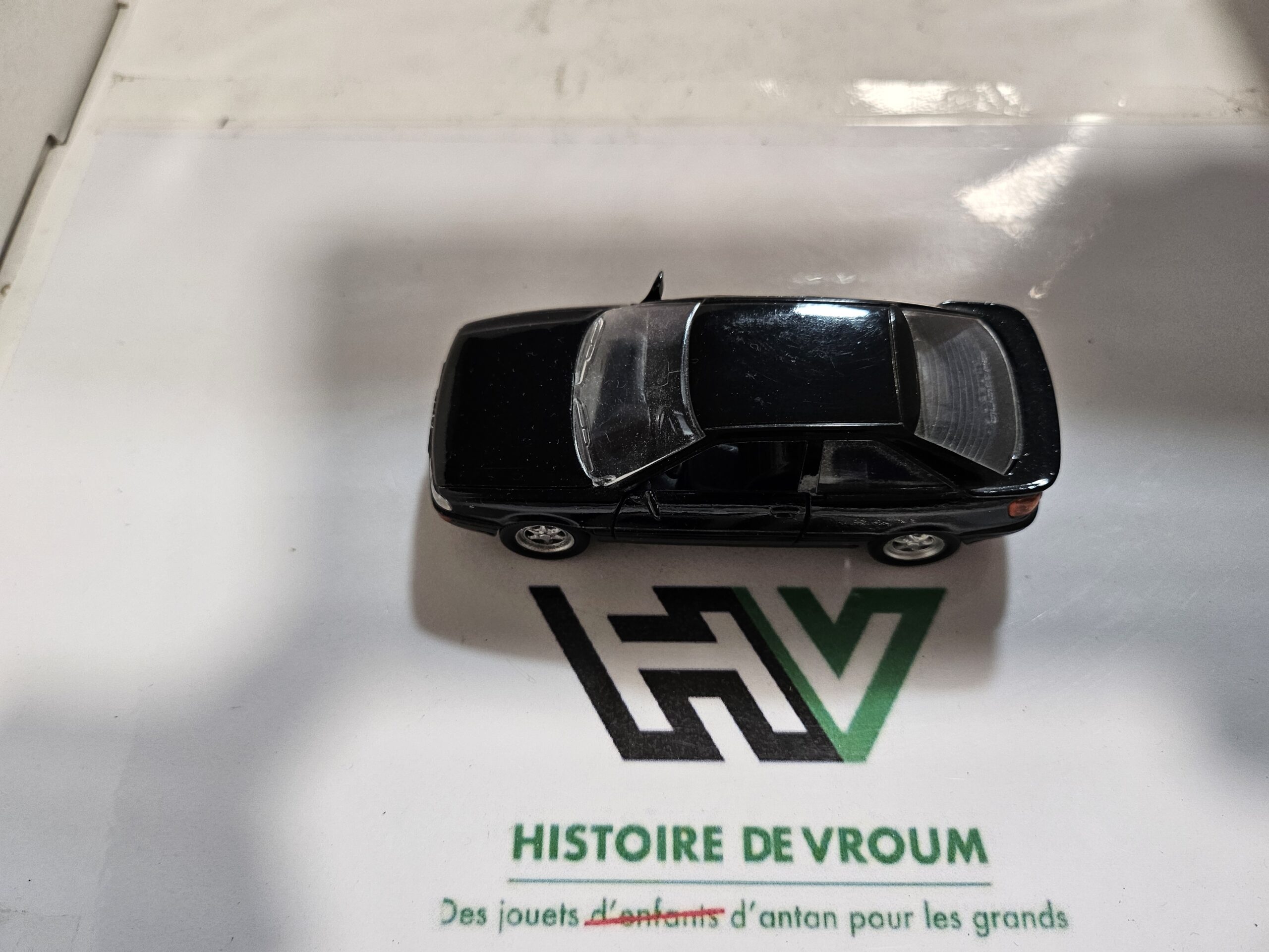 Audi Coupé Quattro 1/43 Schabak Modell (Réf. 1050) Noir - Multi-Ouvrants avec Boîte – Image 9