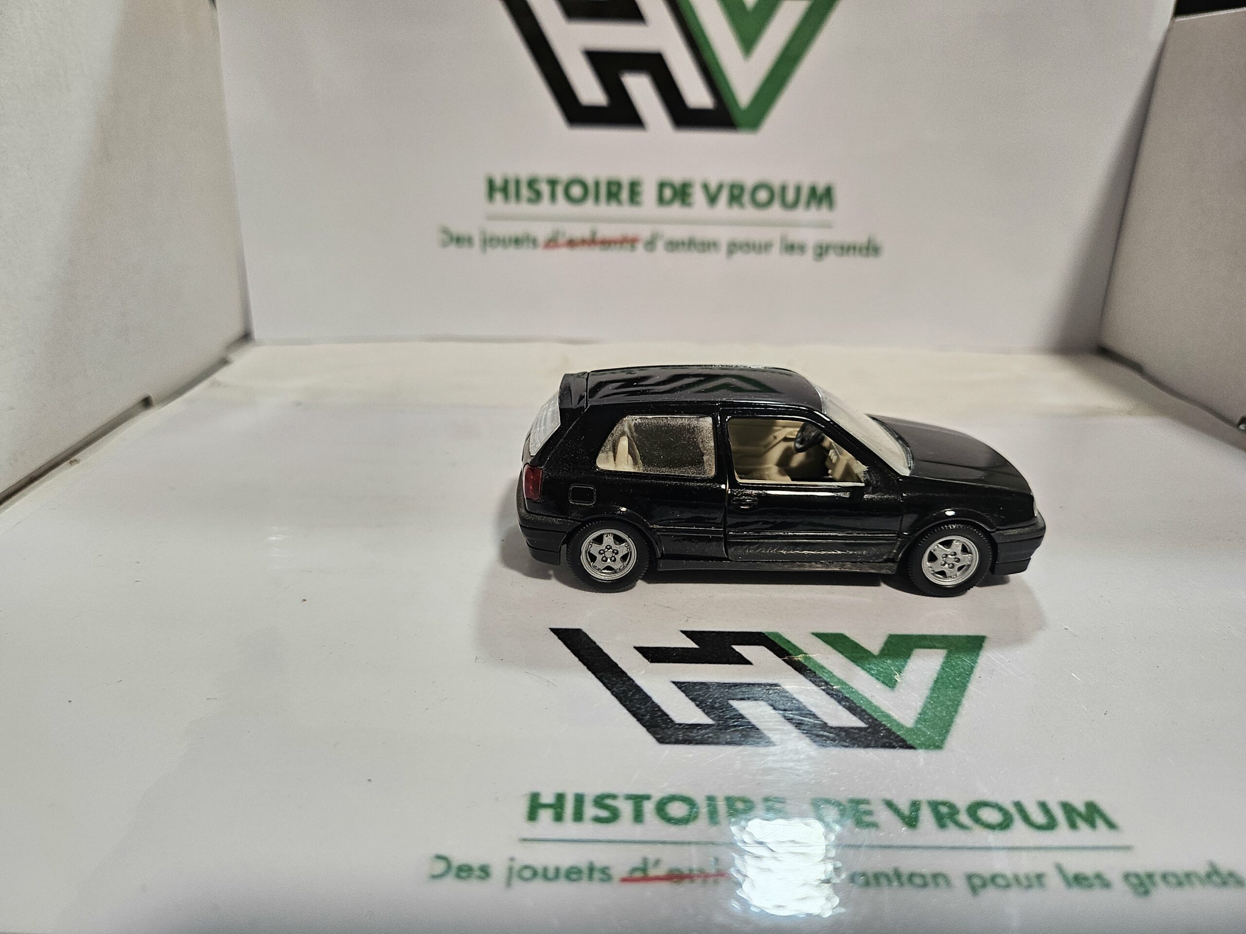 Rare Schabak 1/43 – Volkswagen Golf III VR6 Noire – Made in Germany avec Boîte (Réf 1005/1007) – Image 6