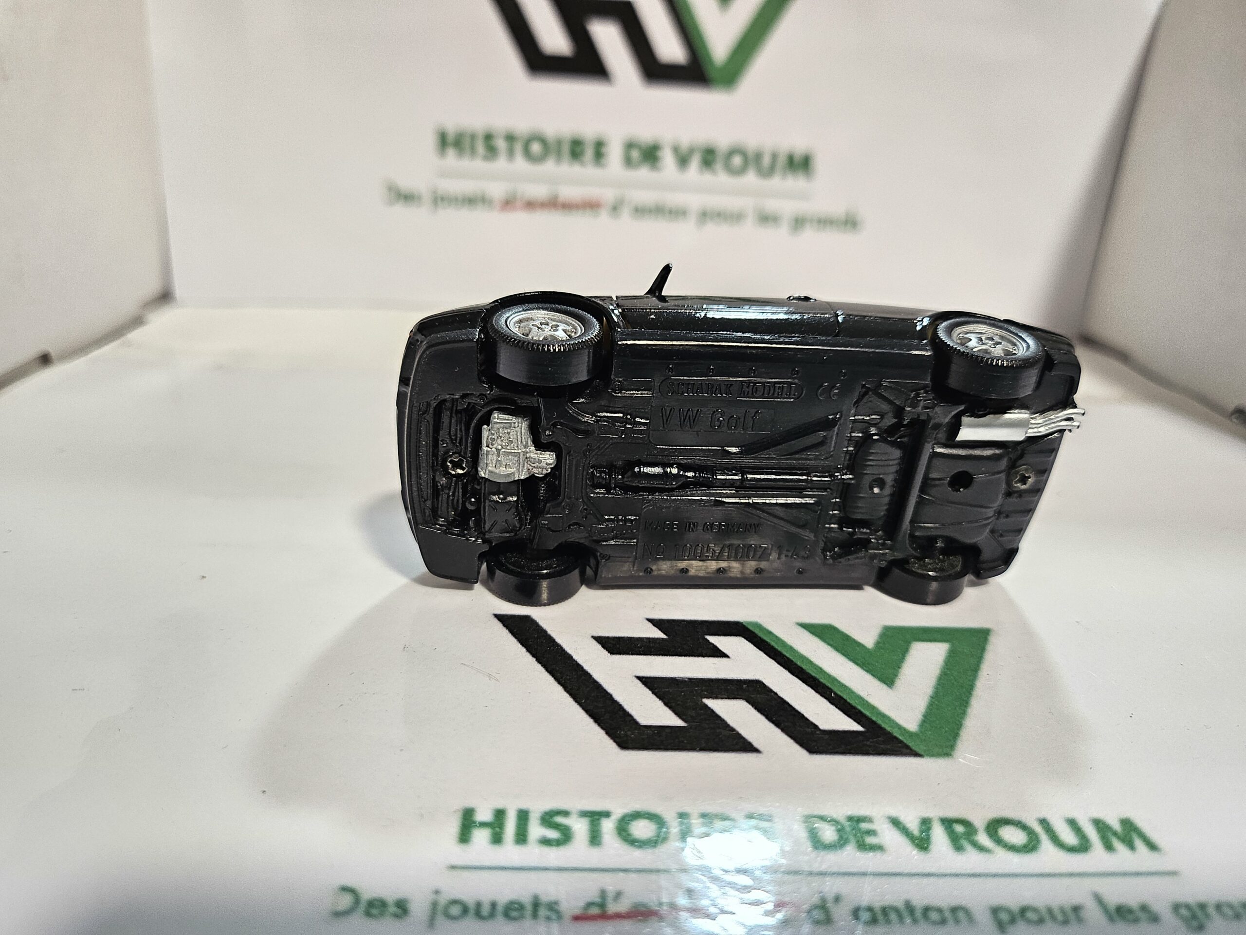 Rare Schabak 1/43 – Volkswagen Golf III VR6 Noire – Made in Germany avec Boîte (Réf 1005/1007) – Image 9