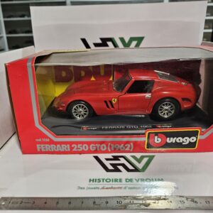 Bburago 1/24 – Ferrari 250 GTO (1962) – Réf. 1510 – Made in Italy avec Boîte