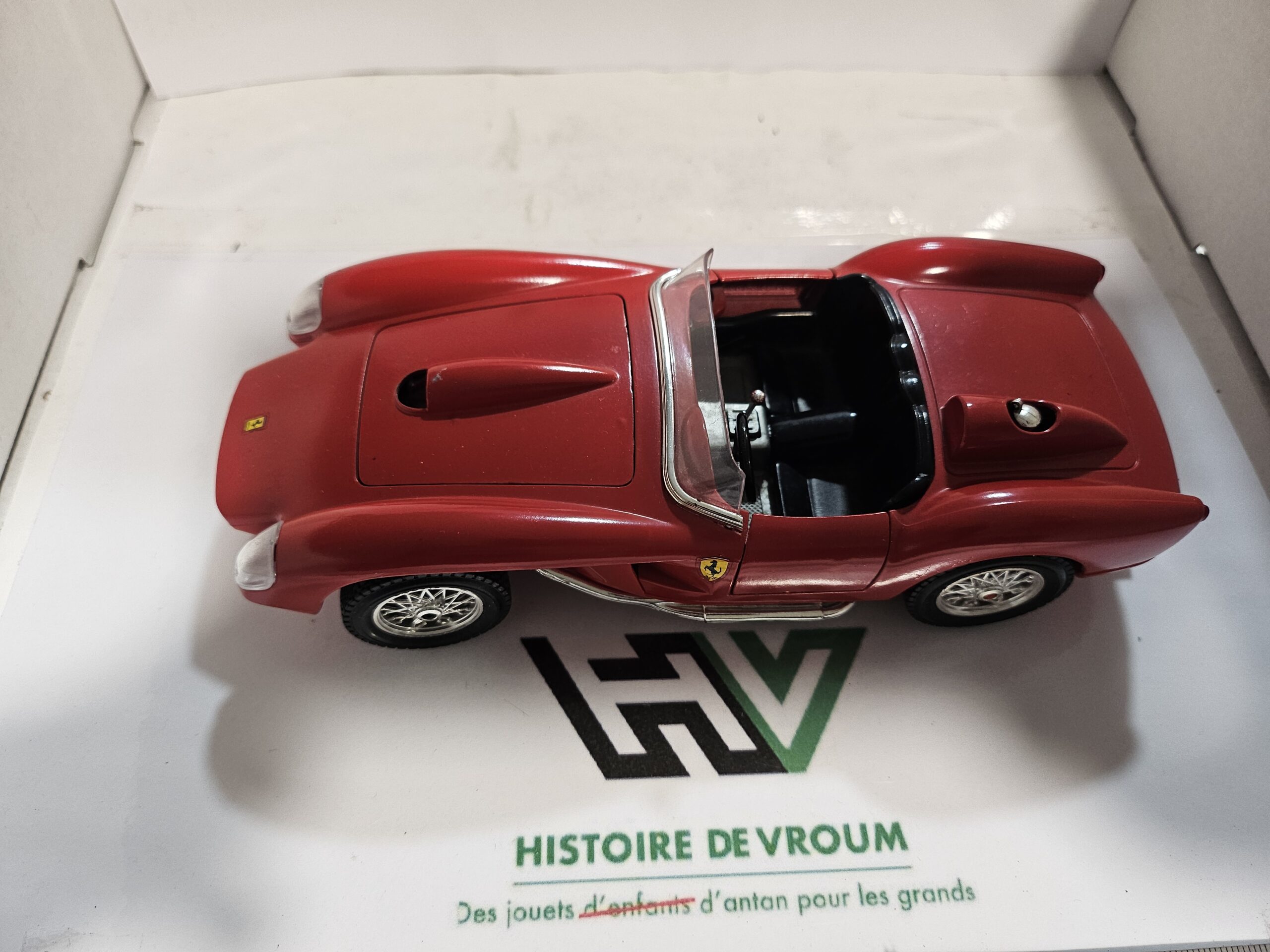 Bburago 1/24 – Ferrari 250 Testa Rossa – Réf. 1507 – Made in Italy (Sans boîte) – Image 5