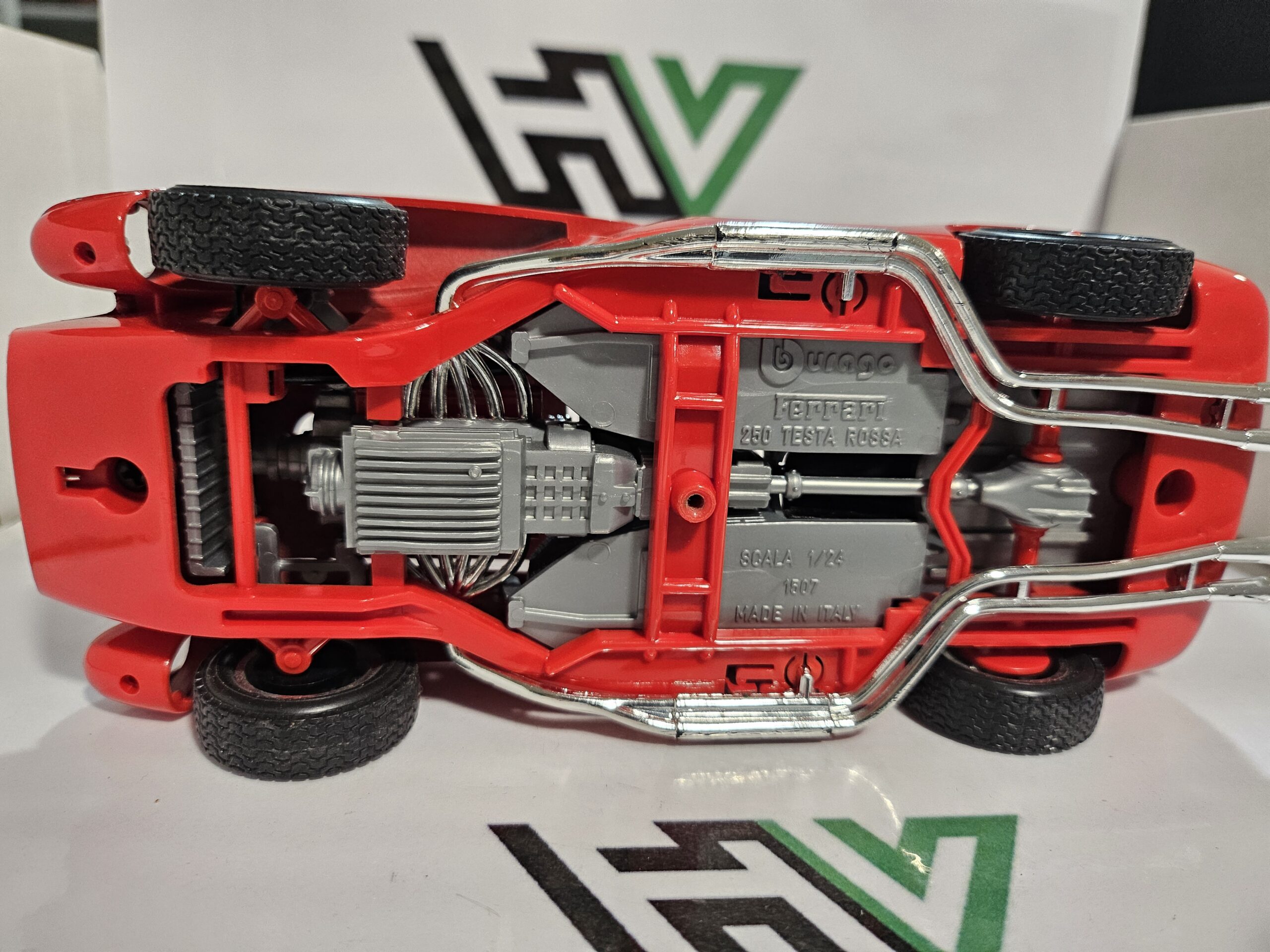 Bburago 1/24 – Ferrari 250 Testa Rossa – Réf. 1507 – Made in Italy (Sans boîte) – Image 6