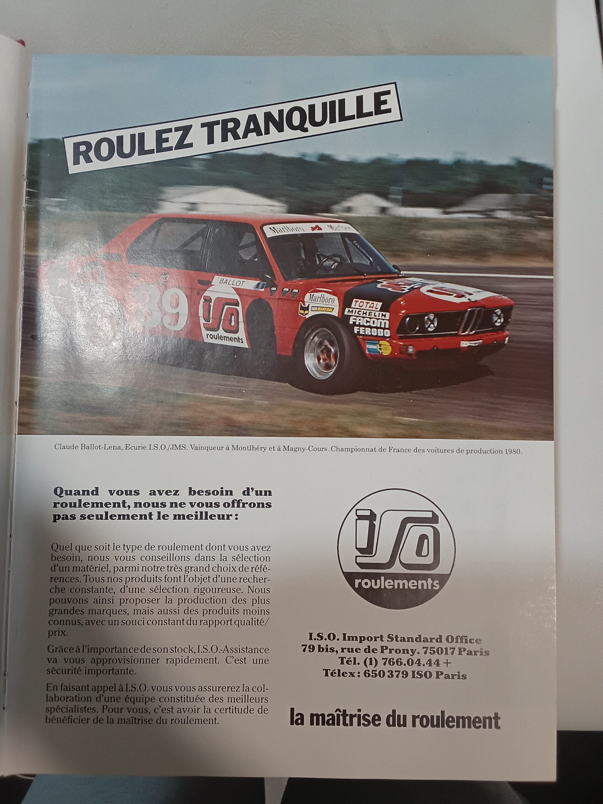 Livre Vintage « L'année Échappement 1980/81 » (Renault 5 Turbo Calberson / Jacques Laffite) – Image 5