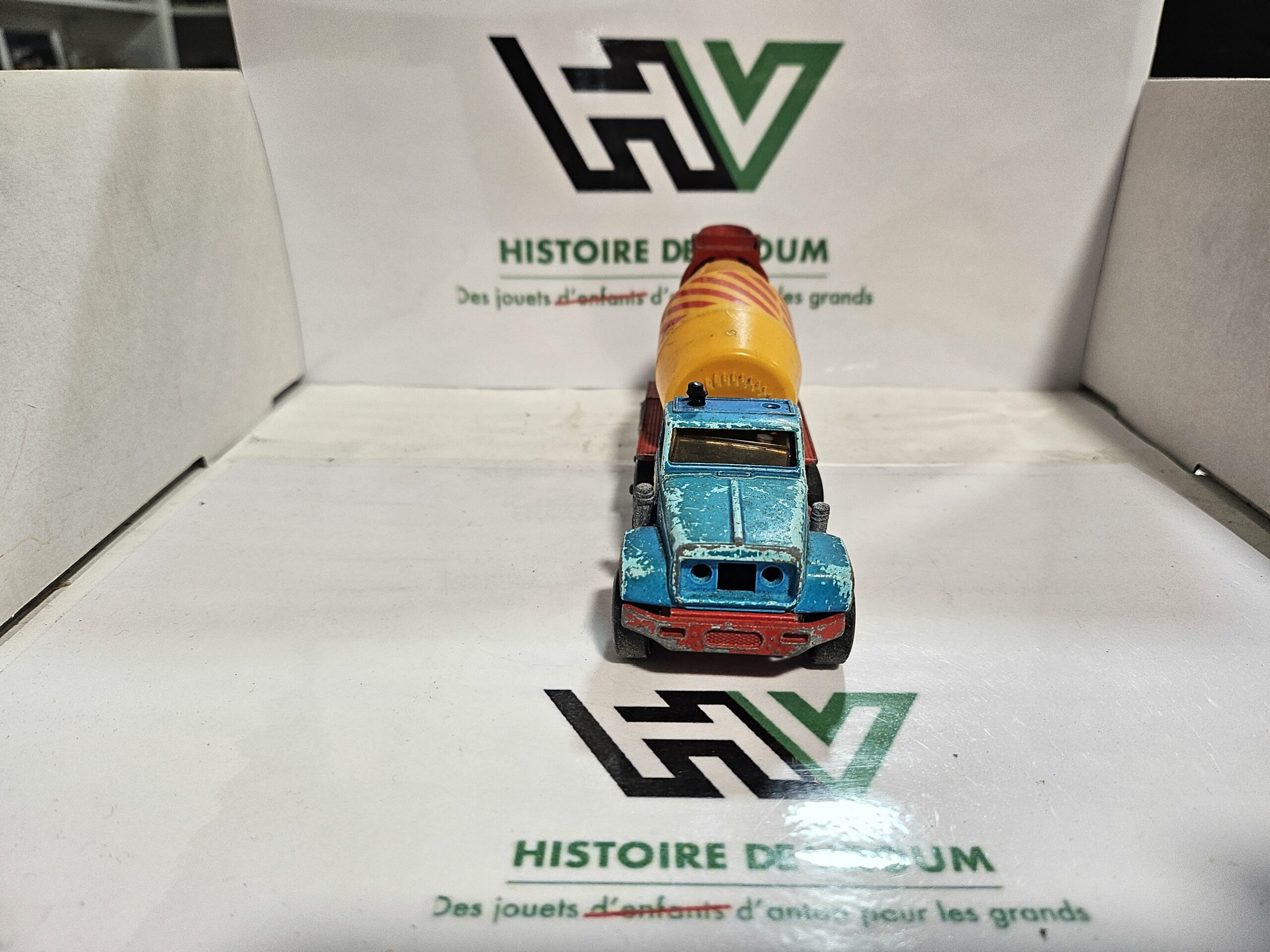 Vintage Matchbox Super Kings K-6 Camion Bétonnière GMC 1970 Made in England – Image 4