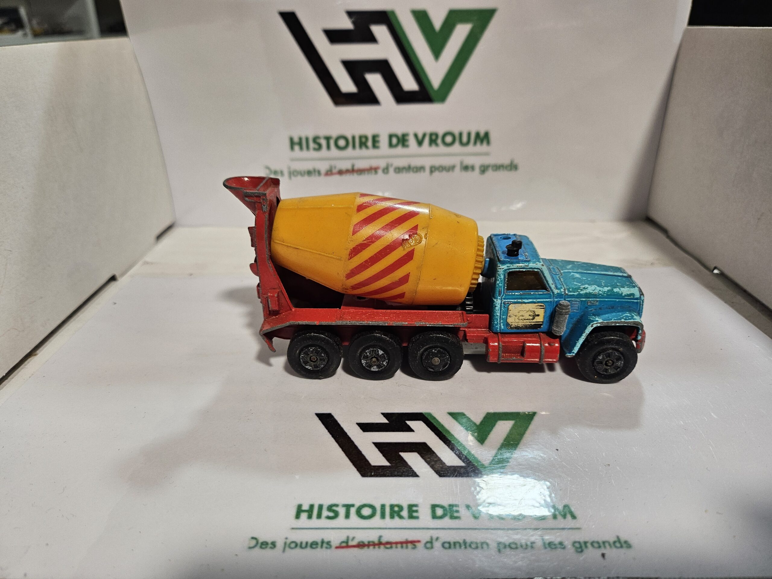Vintage Matchbox Super Kings K-6 Camion Bétonnière GMC 1970 Made in England – Image 5
