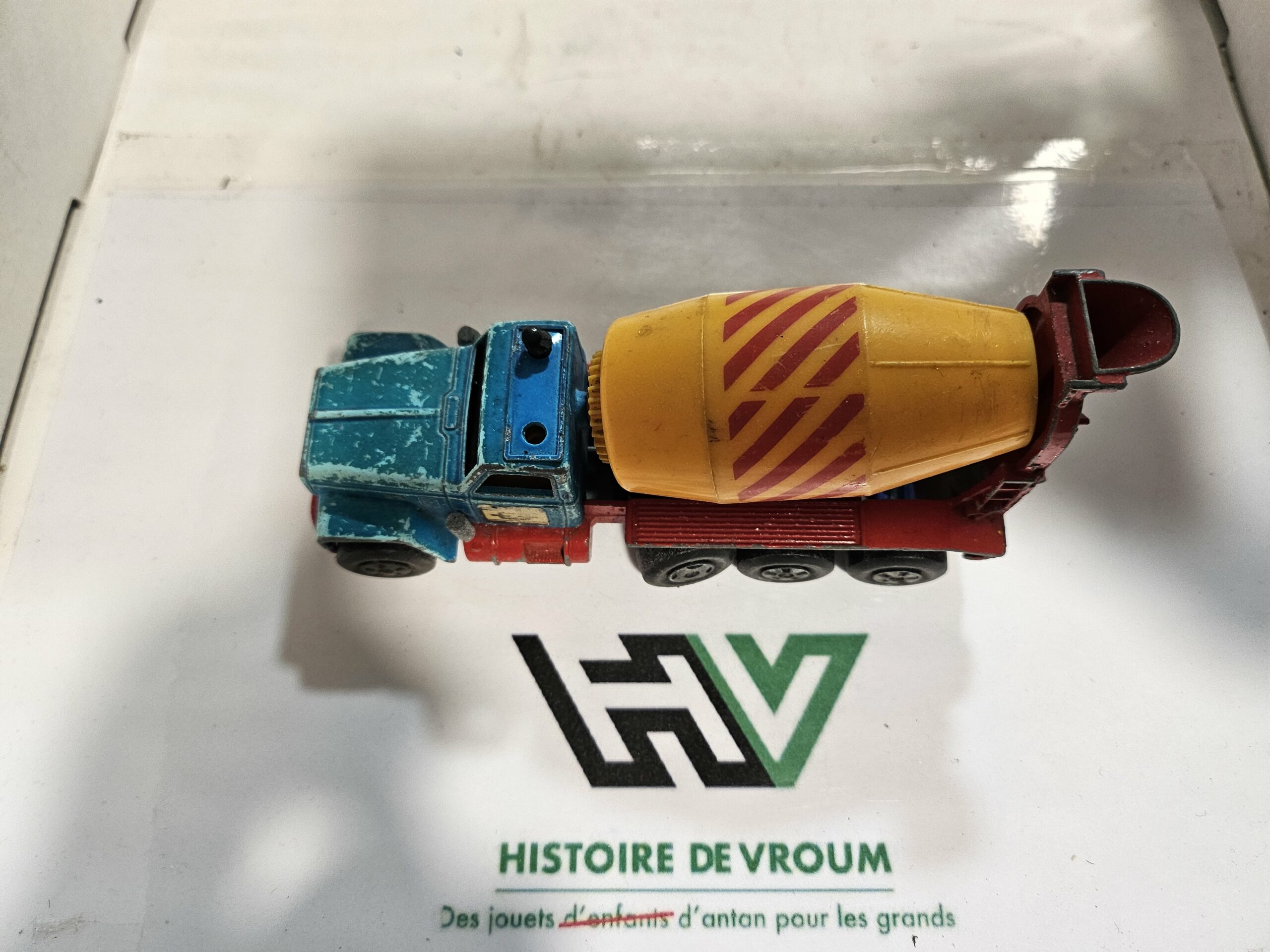 Vintage Matchbox Super Kings K-6 Camion Bétonnière GMC 1970 Made in England – Image 7