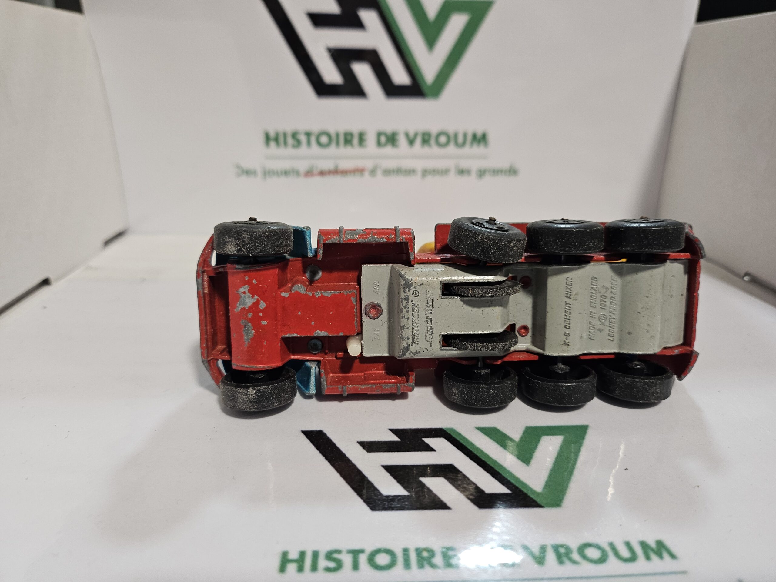 Vintage Matchbox Super Kings K-6 Camion Bétonnière GMC 1970 Made in England – Image 8