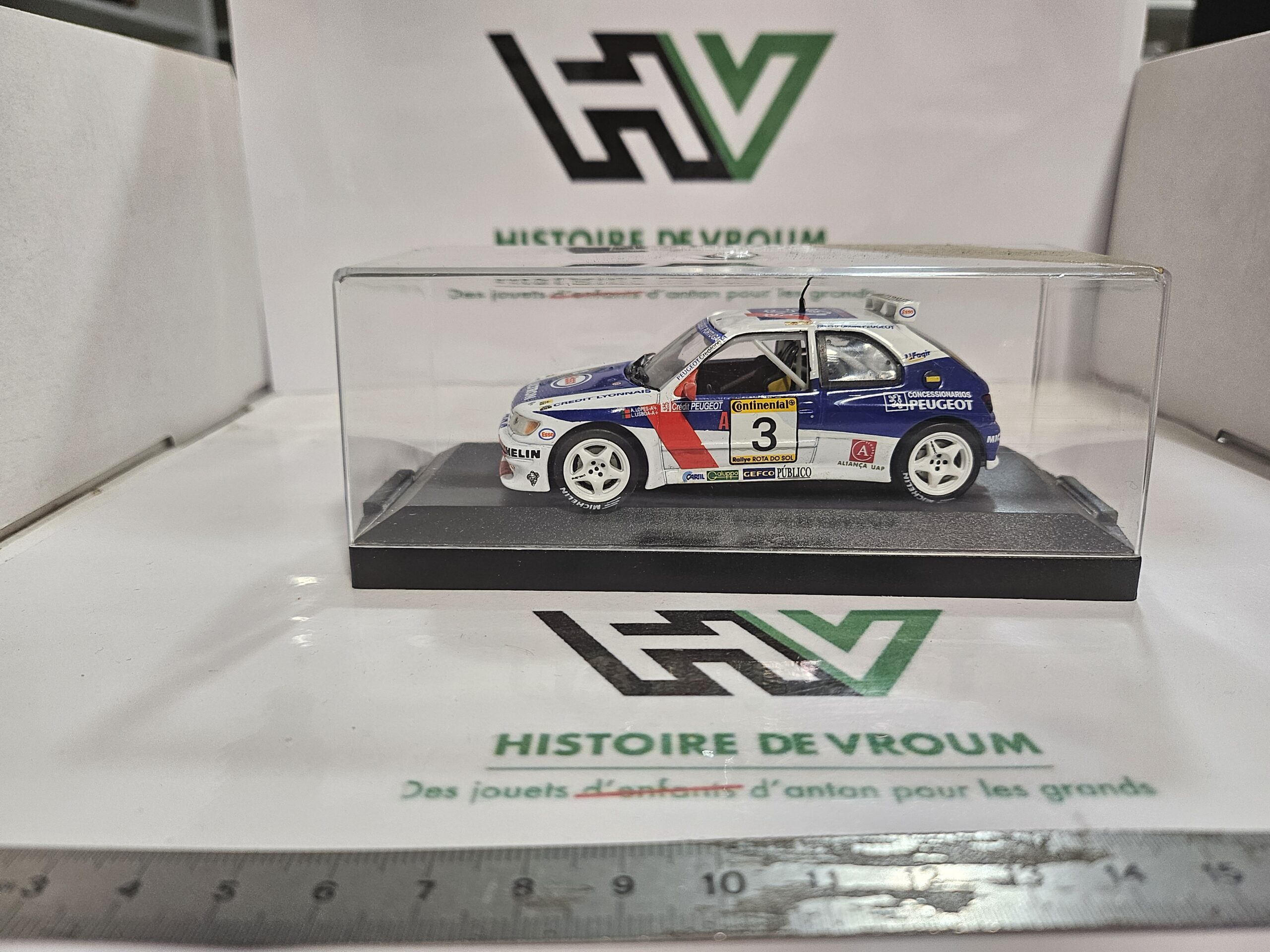Peugeot 306 Maxi #3 Winner Rallye Rota do Sol 1996 - Vitesse 1/43 (Réf. L197)