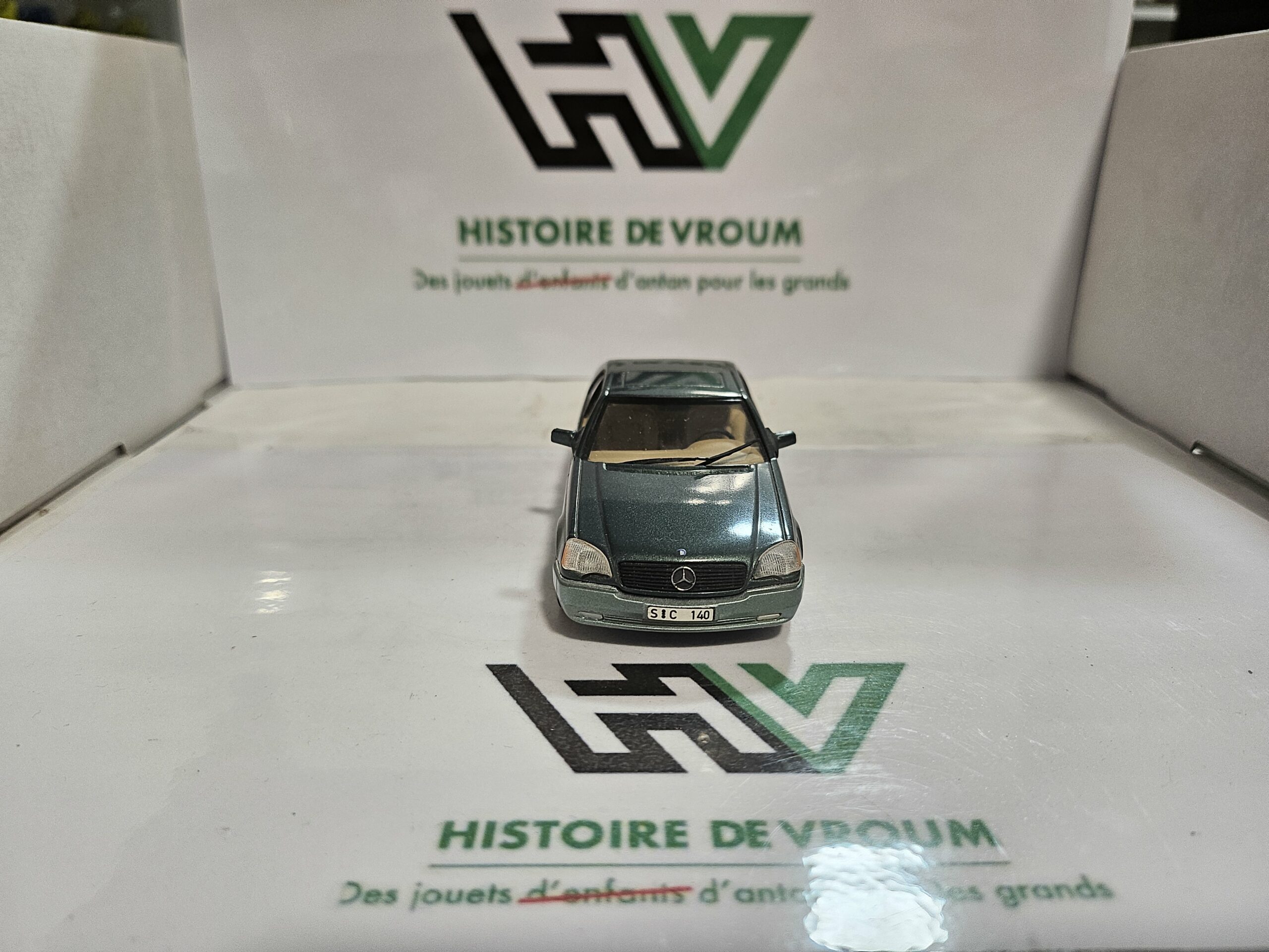 Mercedes-Benz 600 SEC V12 C140 1/43 Minichamps - Vert métallisé – Image 5