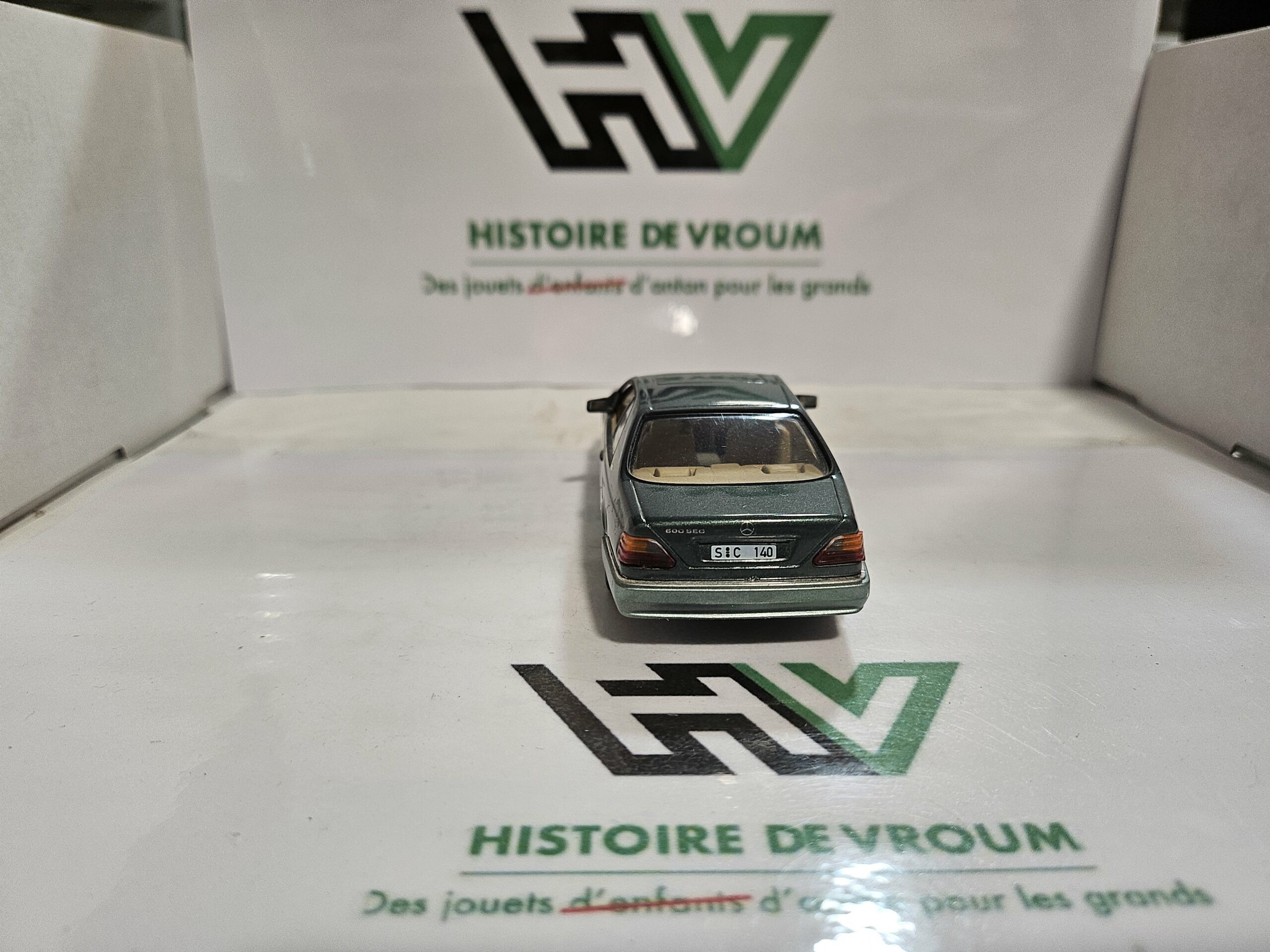 Mercedes-Benz 600 SEC V12 C140 1/43 Minichamps - Vert métallisé – Image 7