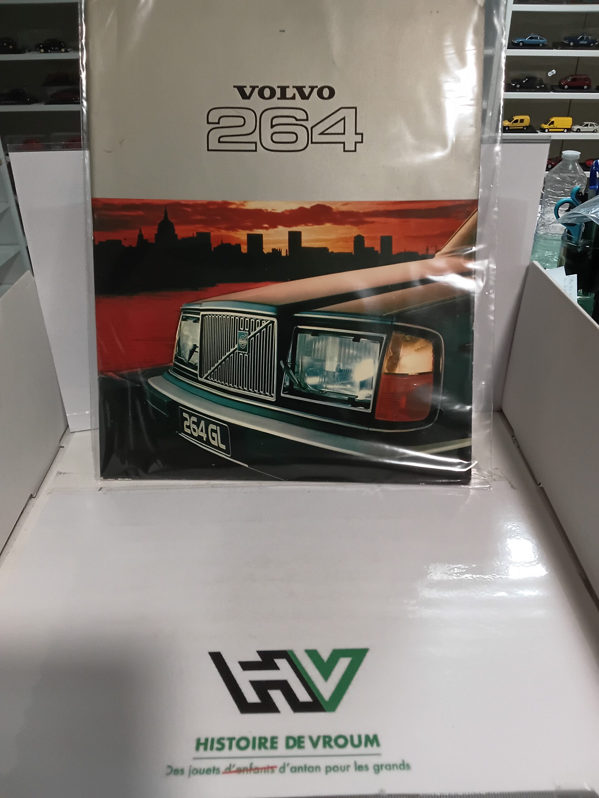 Rare Catalogue Original Volvo 264 V6 (264 DL, GL, GLE) - Années 70 / Prestige Suédois