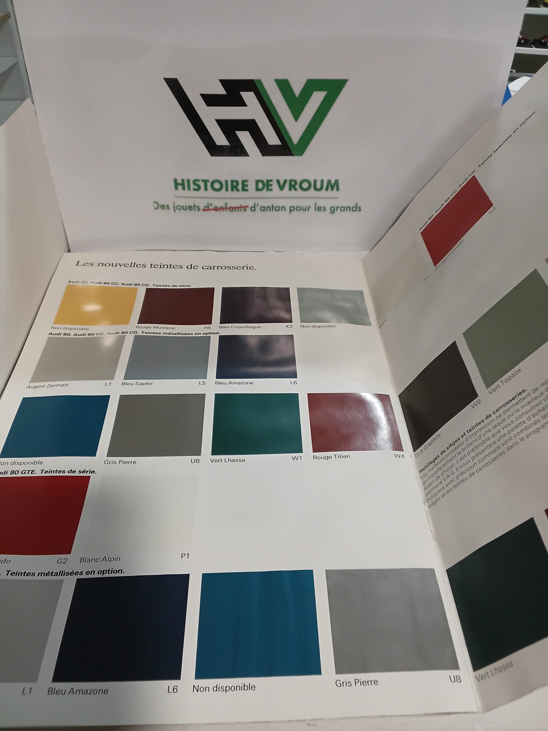 Rare Catalogue Original Audi 80 Année 1985 (GTE, CD, CC) - Dépliant & Nuancier Couleurs – Image 6