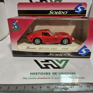 Miniature Solido 1/43 - Ferrari 250 GTO 1963 (Gamme Sixties / Ref 4506) en boîte