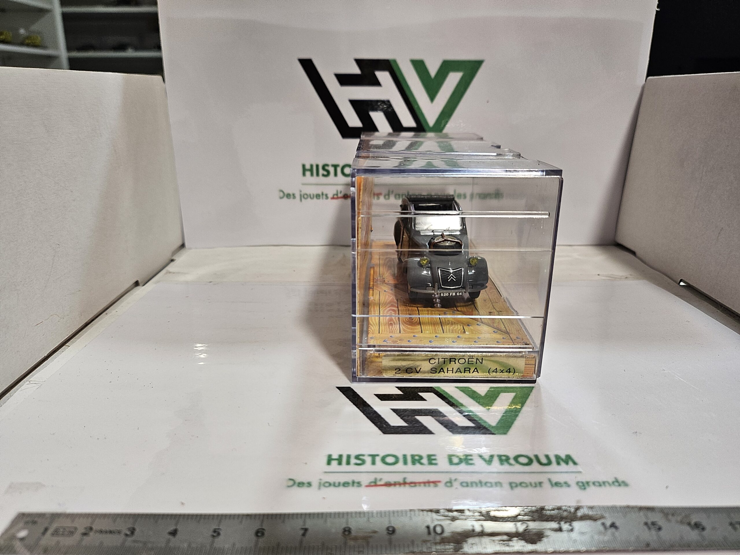 Miniature Citroën 2CV Sahara (4x4) 1961 - Norev 1/43 - Boîte d'origine – Image 4