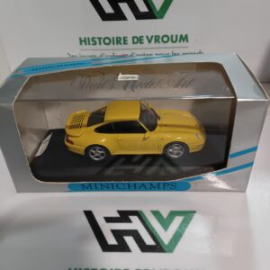 Porsche 911 (993) Turbo 1995 Jaune - Minichamps 1/43