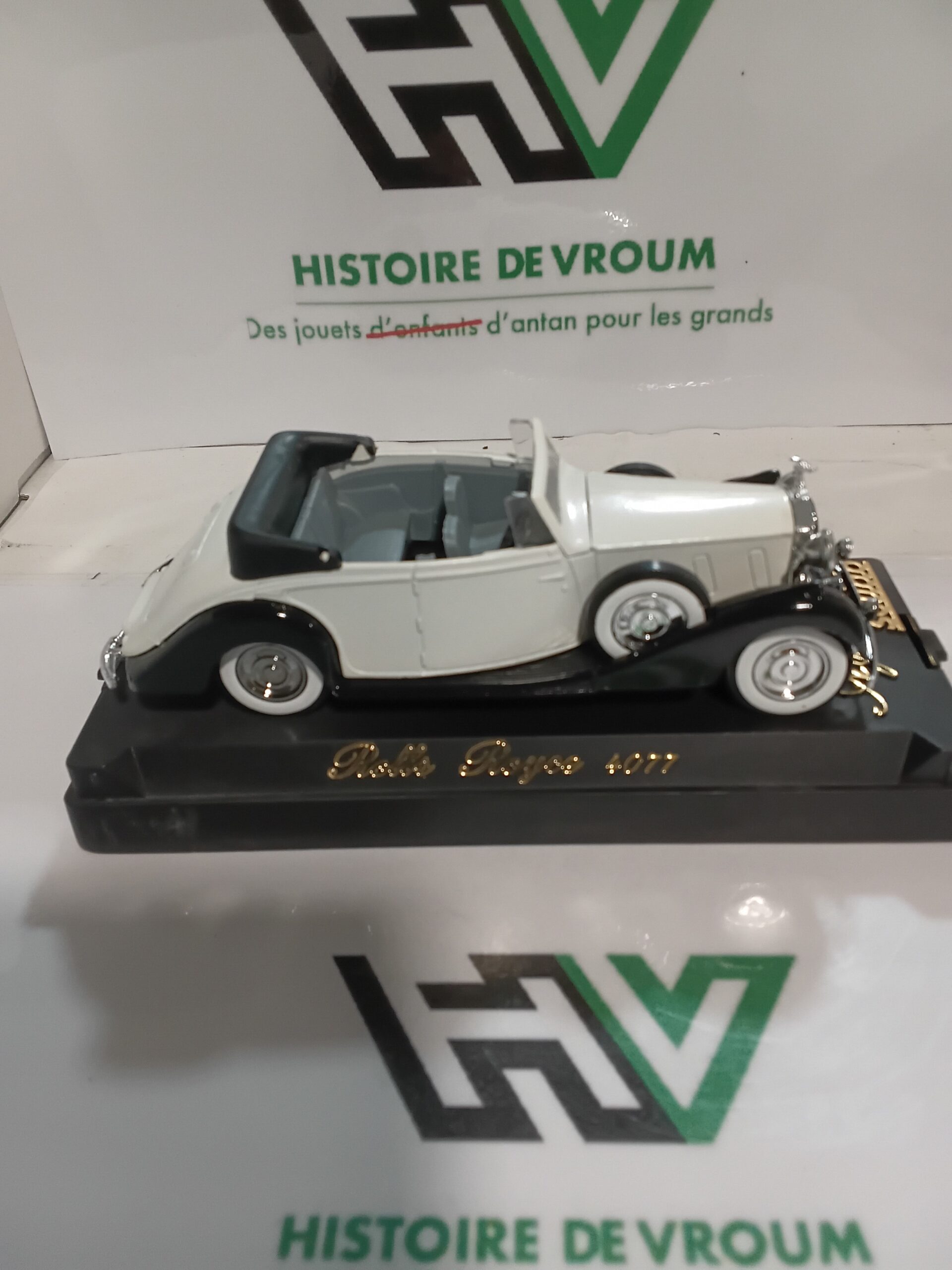 Rolls Royce Cabriolet Blanc et Noir - Solido "Âge d’Or" (Réf. 4077) 1/43 – Image 4