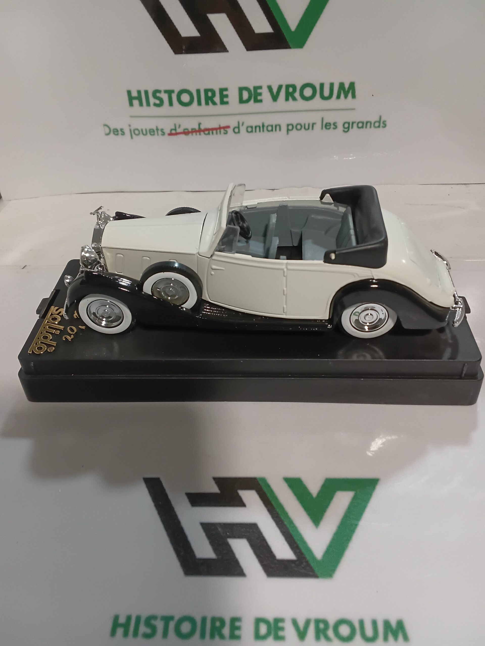 Rolls Royce Cabriolet Blanc et Noir - Solido "Âge d’Or" (Réf. 4077) 1/43 – Image 6