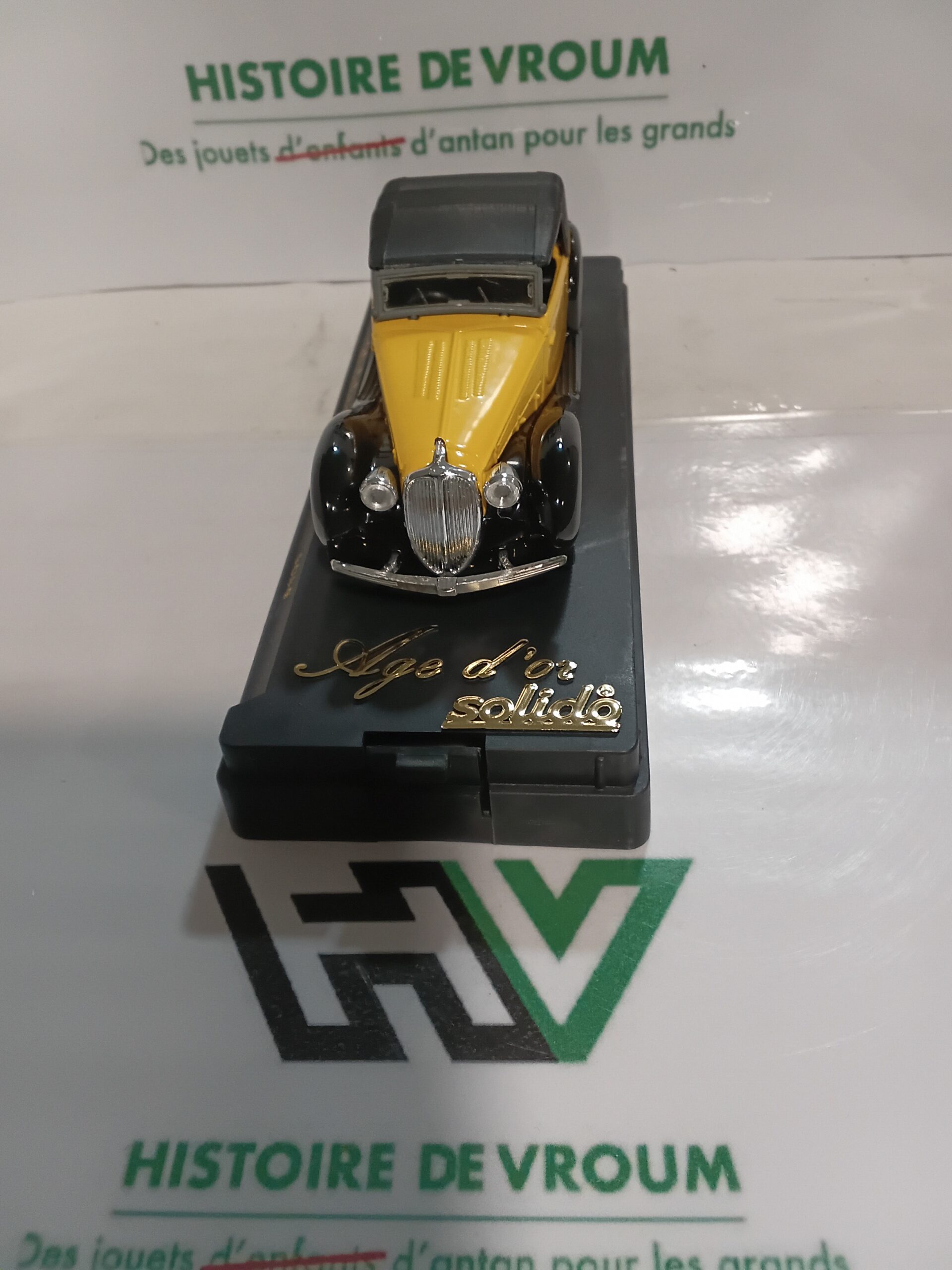 Delahaye 135M Jaune et Noire - Solido "Âge d’Or" (Réf. 4048) 1/43 – Image 3