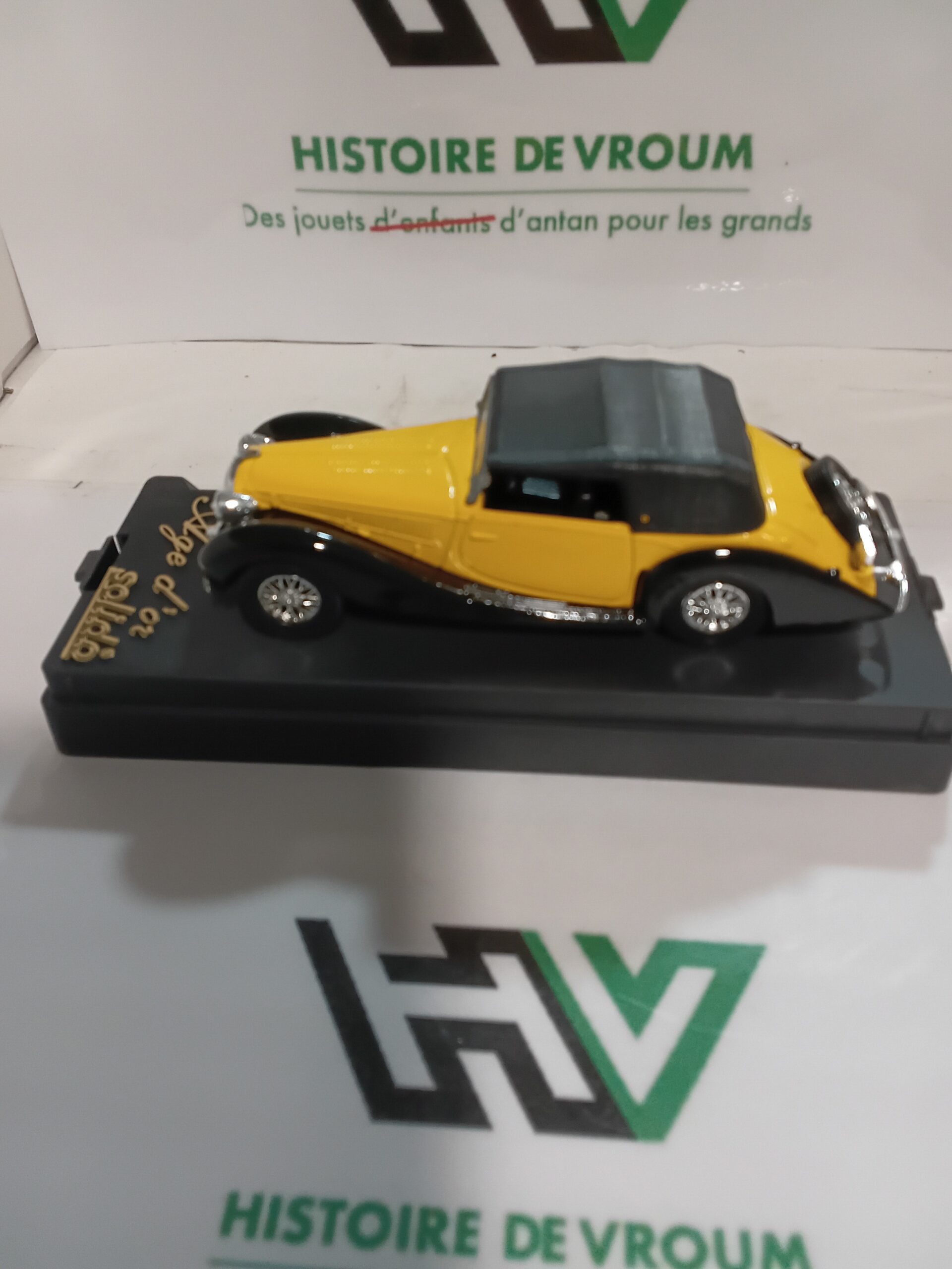 Delahaye 135M Jaune et Noire - Solido "Âge d’Or" (Réf. 4048) 1/43 – Image 4