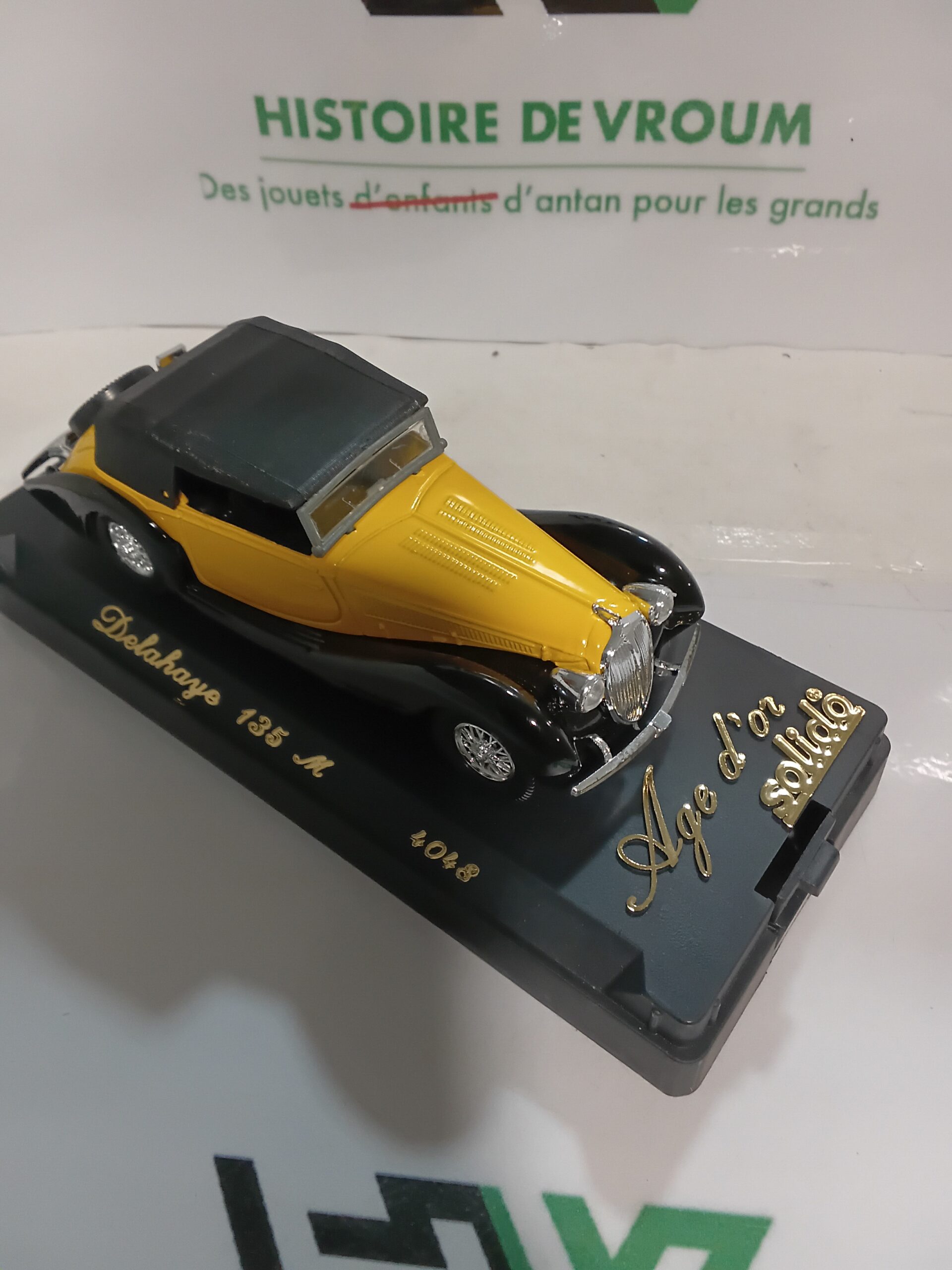 Delahaye 135M Jaune et Noire - Solido "Âge d’Or" (Réf. 4048) 1/43 – Image 6