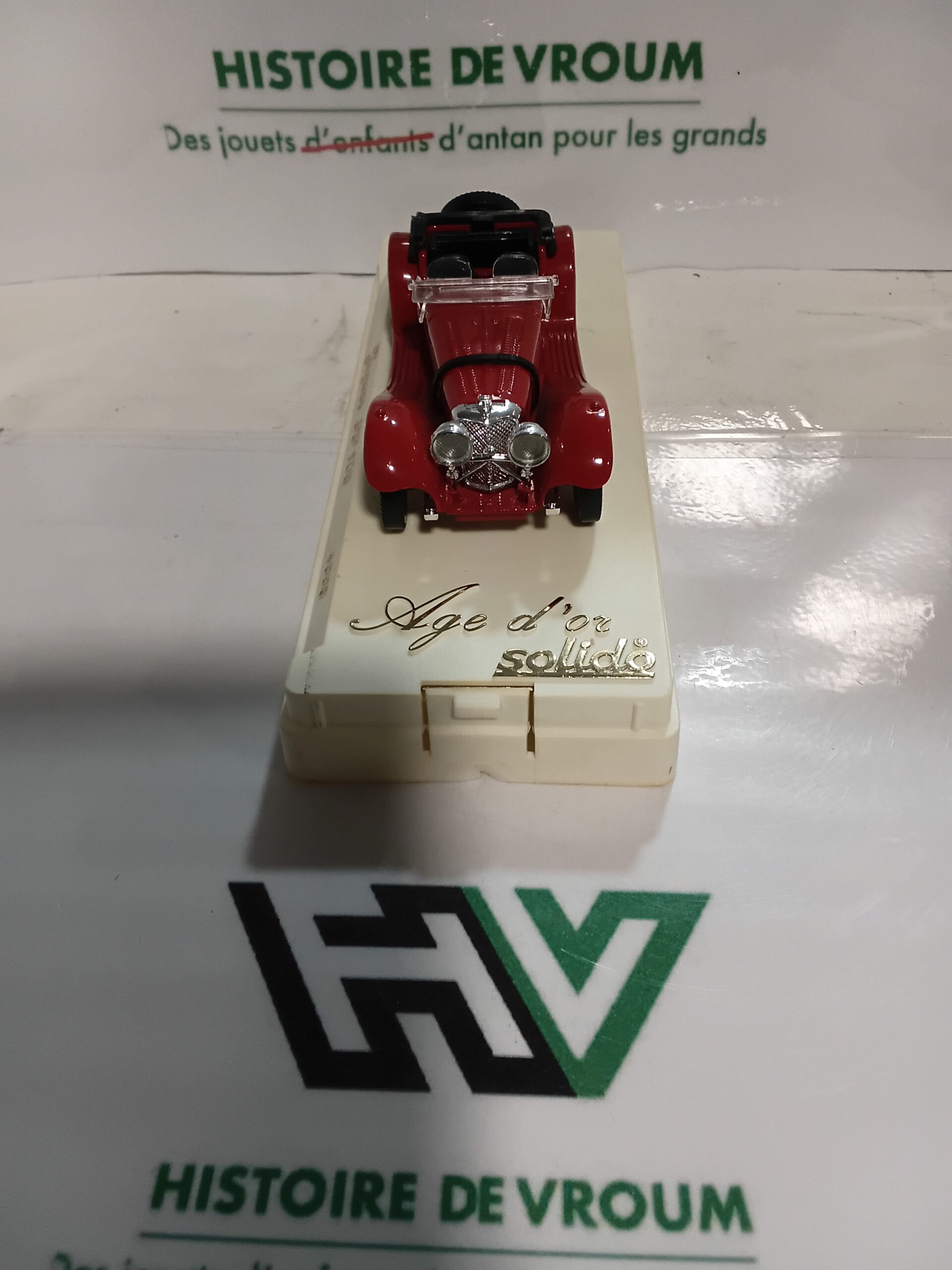 Jaguar SS 100 (1938) Rouge - Solido "Âge d’Or" (Réf. 4002) 1/43 – Image 5