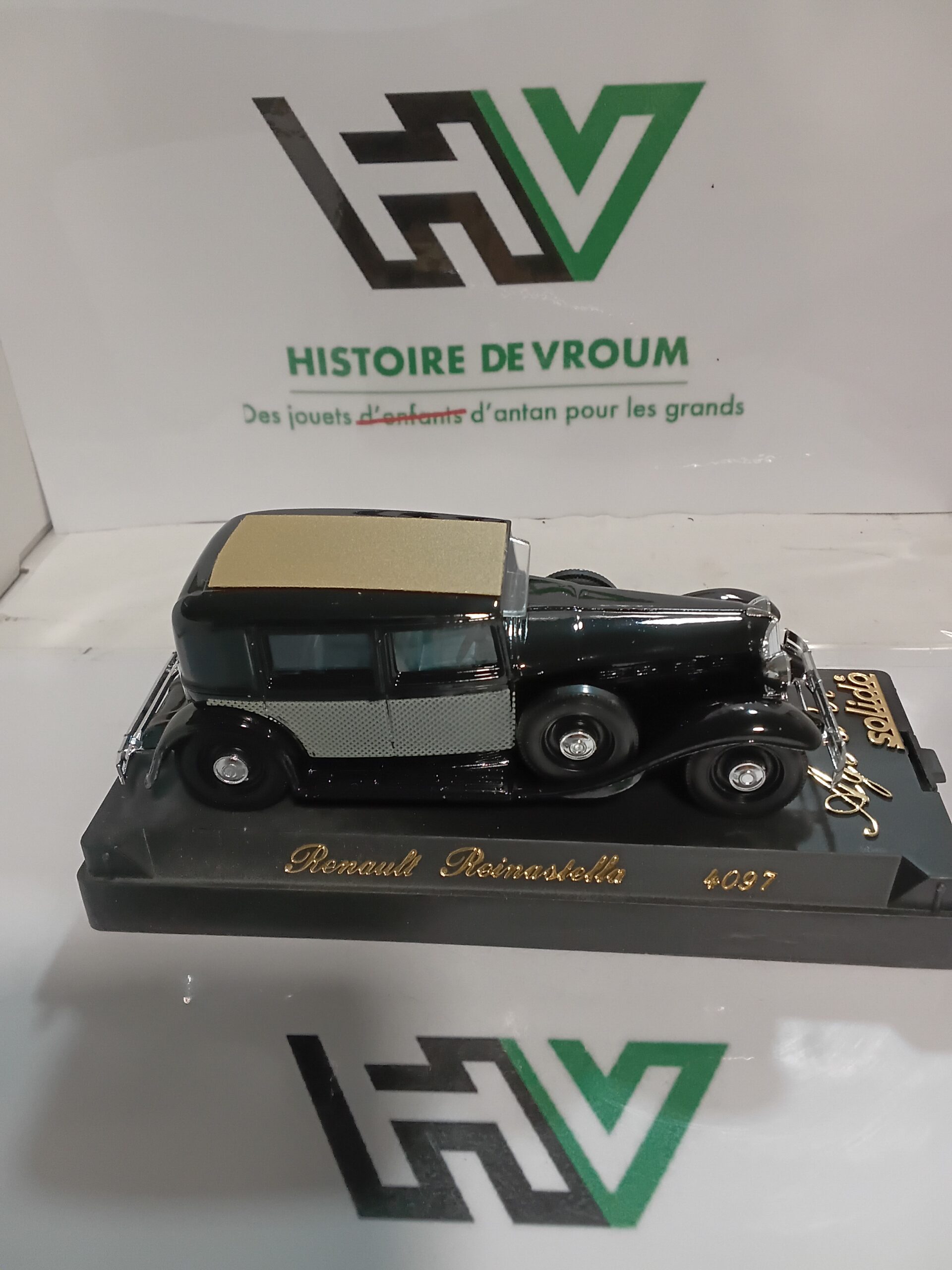 Renault Reinastella Noire et Grise - Solido "Âge d’Or" (Réf. 4097) 1/43 – Image 5