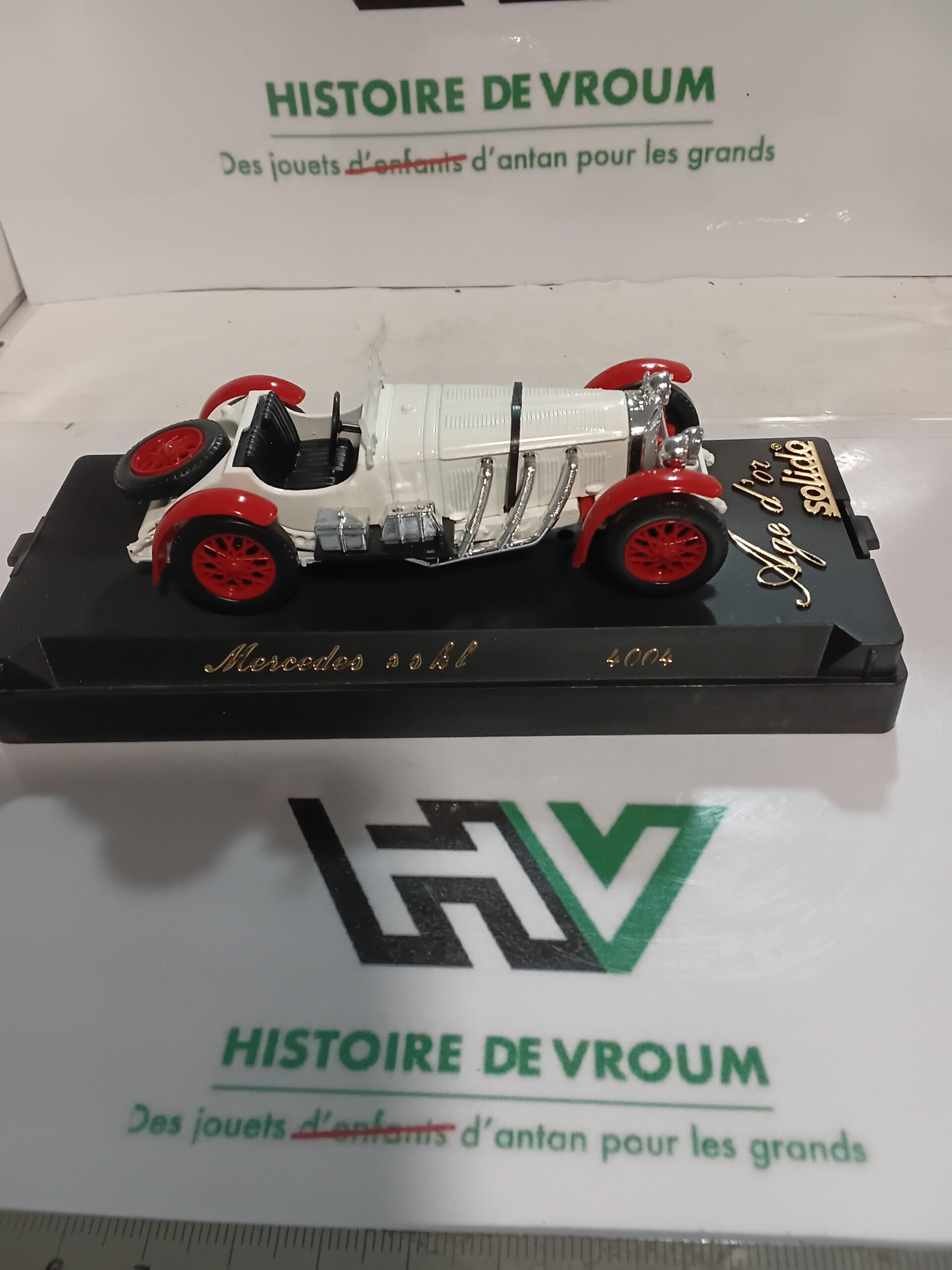 Mercedes SSKL Blanche et Rouge - Solido "Âge d’Or" (Réf. 4004) 1/43 – Image 3