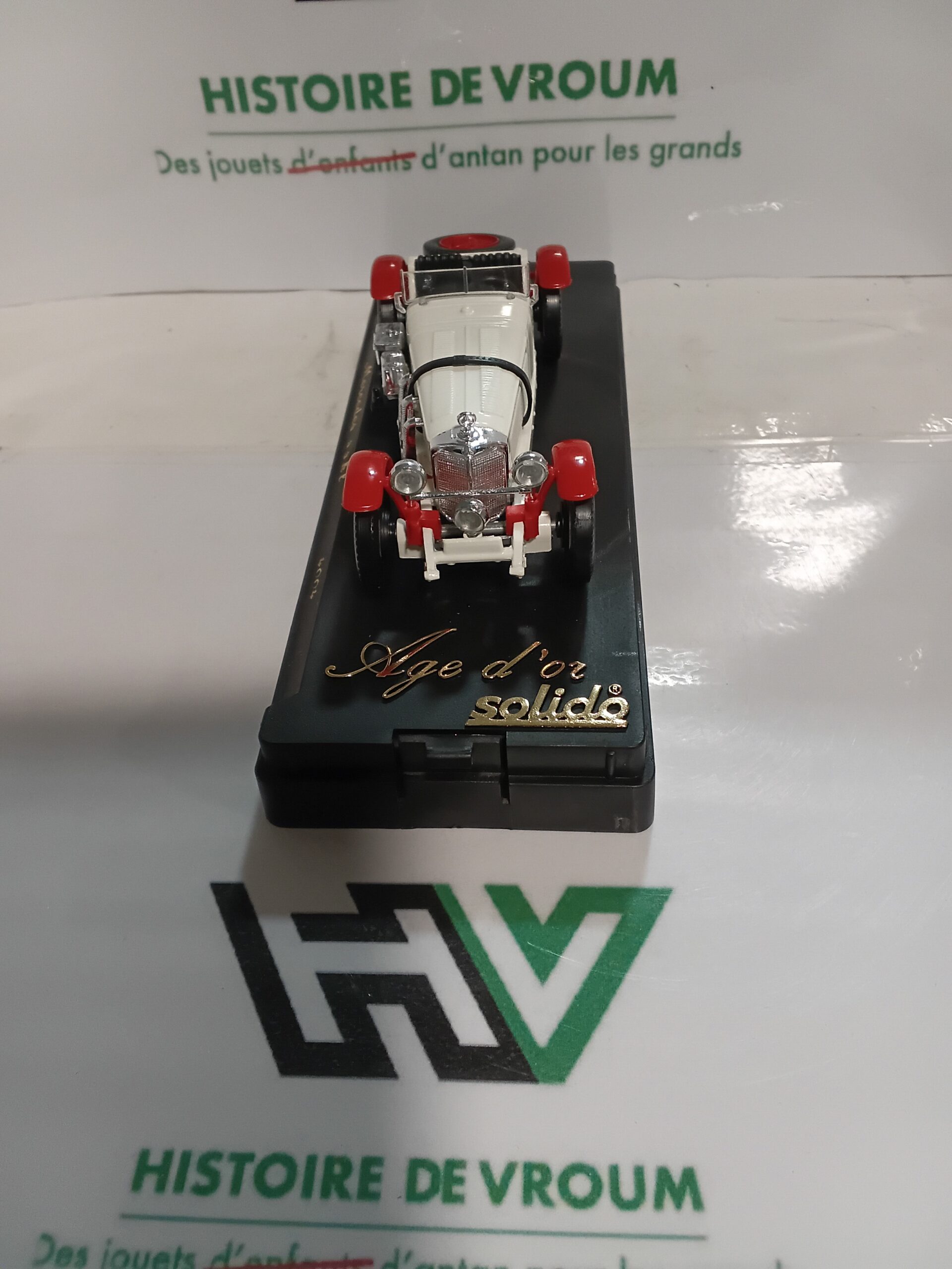 Mercedes SSKL Blanche et Rouge - Solido "Âge d’Or" (Réf. 4004) 1/43 – Image 4