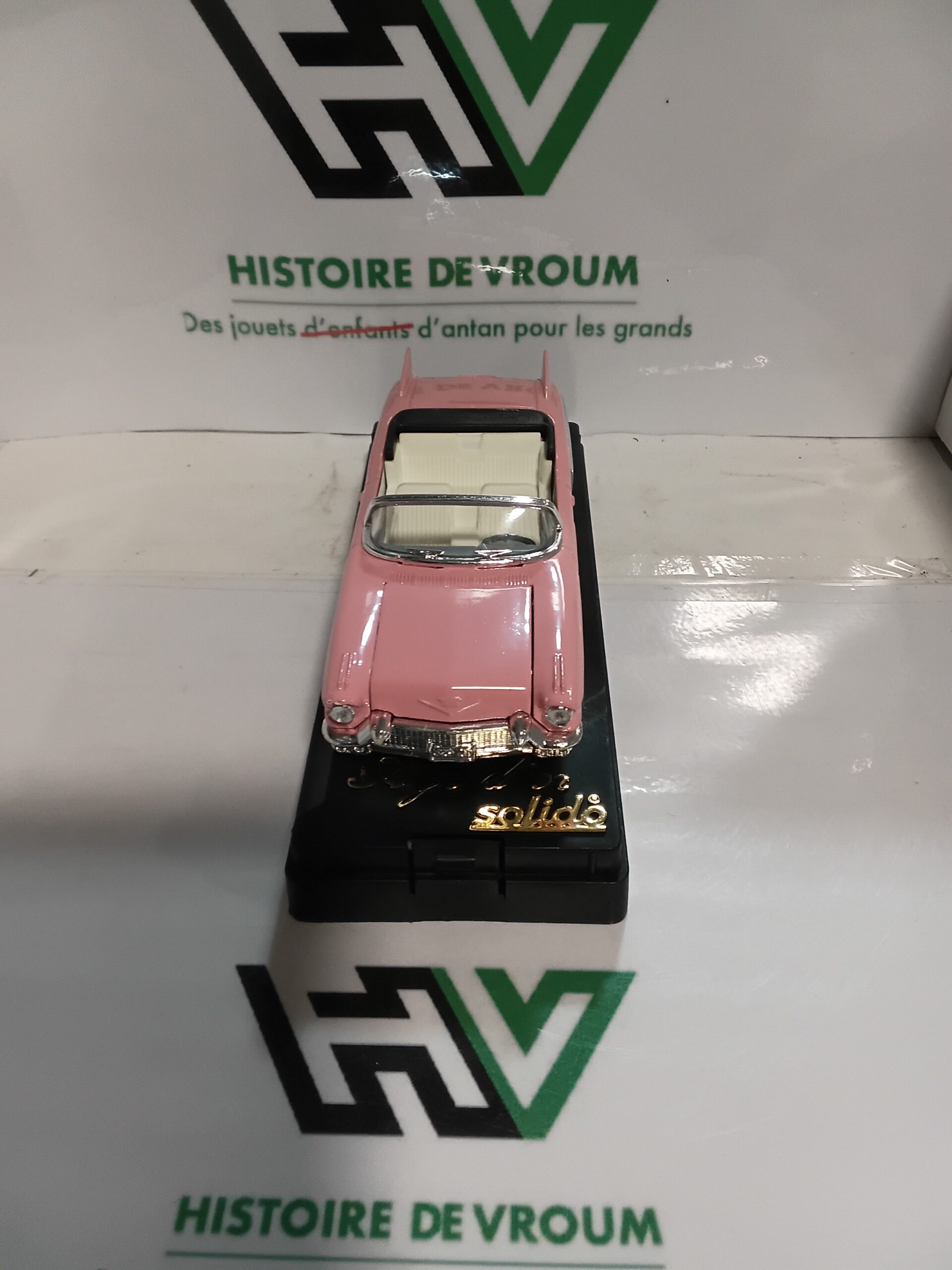 Cadillac Biarritz Cabriolet Rose - Solido "Âge d’Or" (Réf. 4500) 1/43 – Image 4