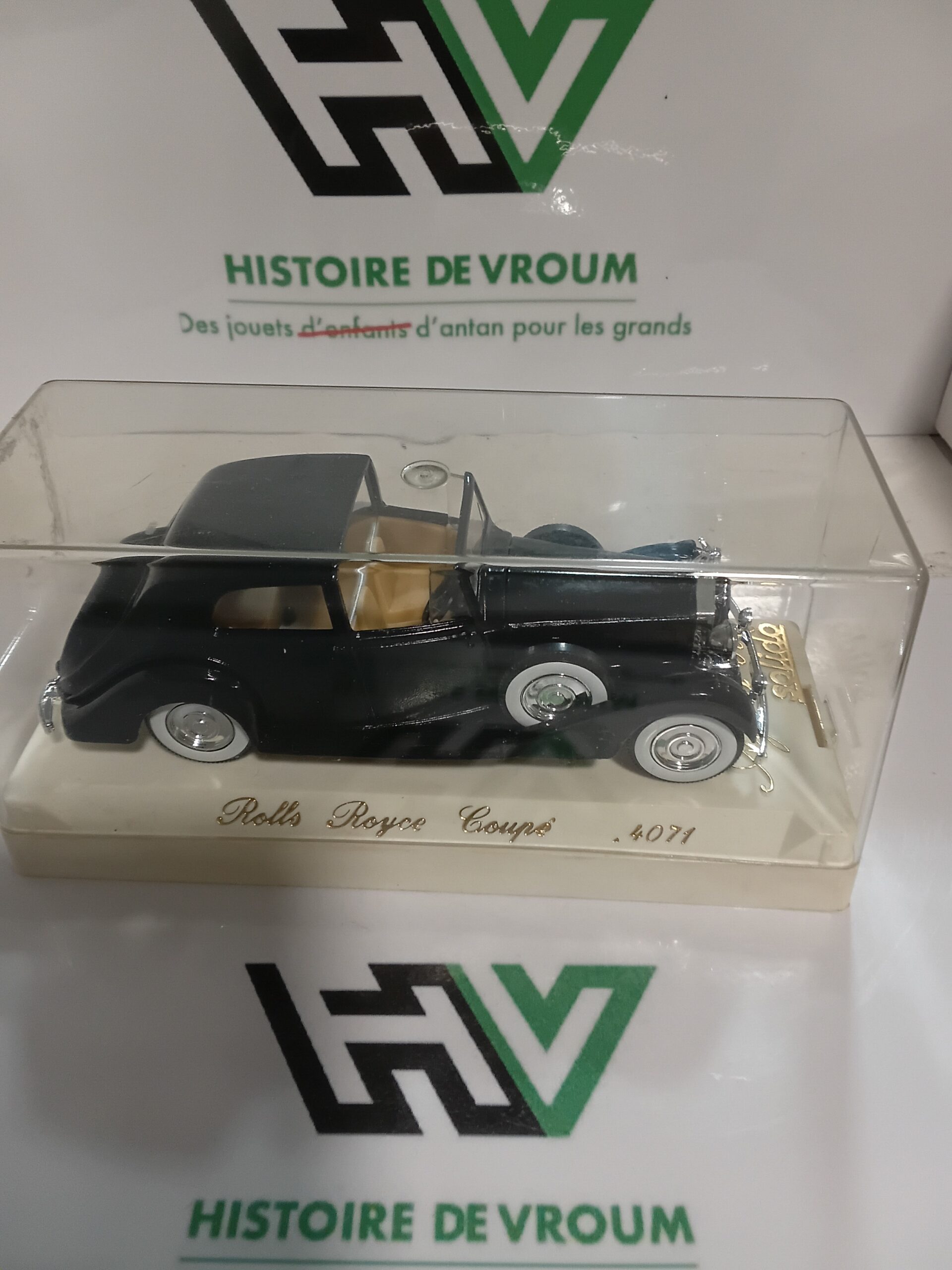 Rolls Royce Coupé Noire - Solido "Âge d’Or" (Réf. 4071) 1/43