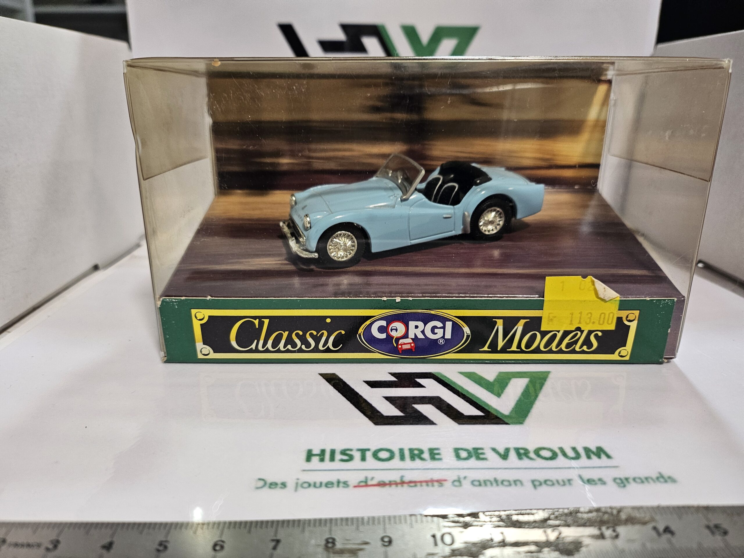 Miniature Corgi Classic Models - Triumph TR3A Open Top (Réf. D737) - Échelle 1/43