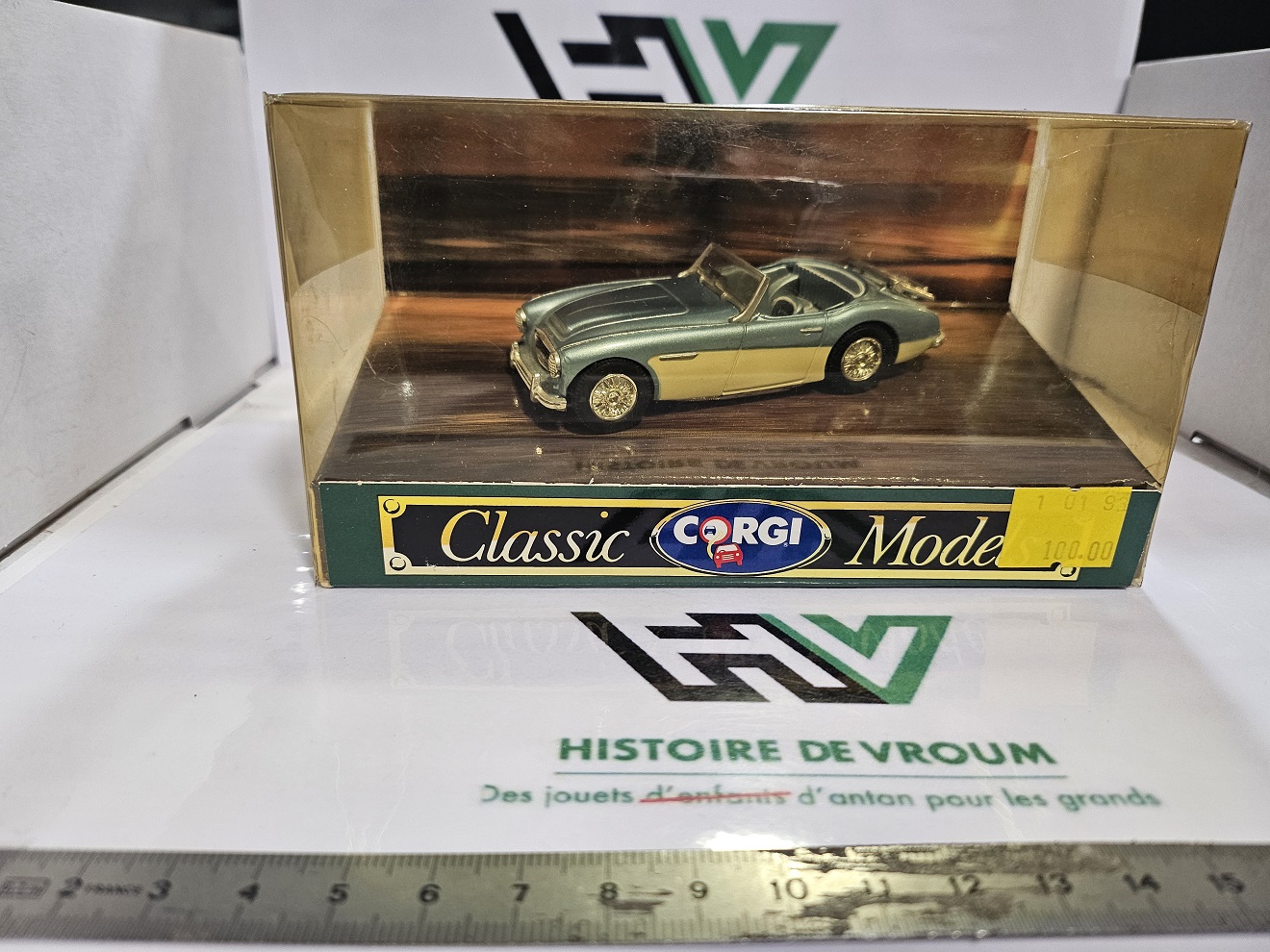 Miniature 1/43 Corgi Classic - Austin Healey Open Top (Réf. 96220) - Boîte d'origine