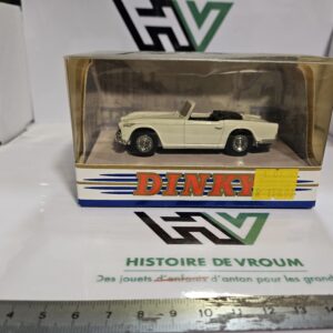 Miniature 1965 Triumph TR4A - IRS Blanc - The Dinky Collection (Matchbox) DY-20 - 1/43