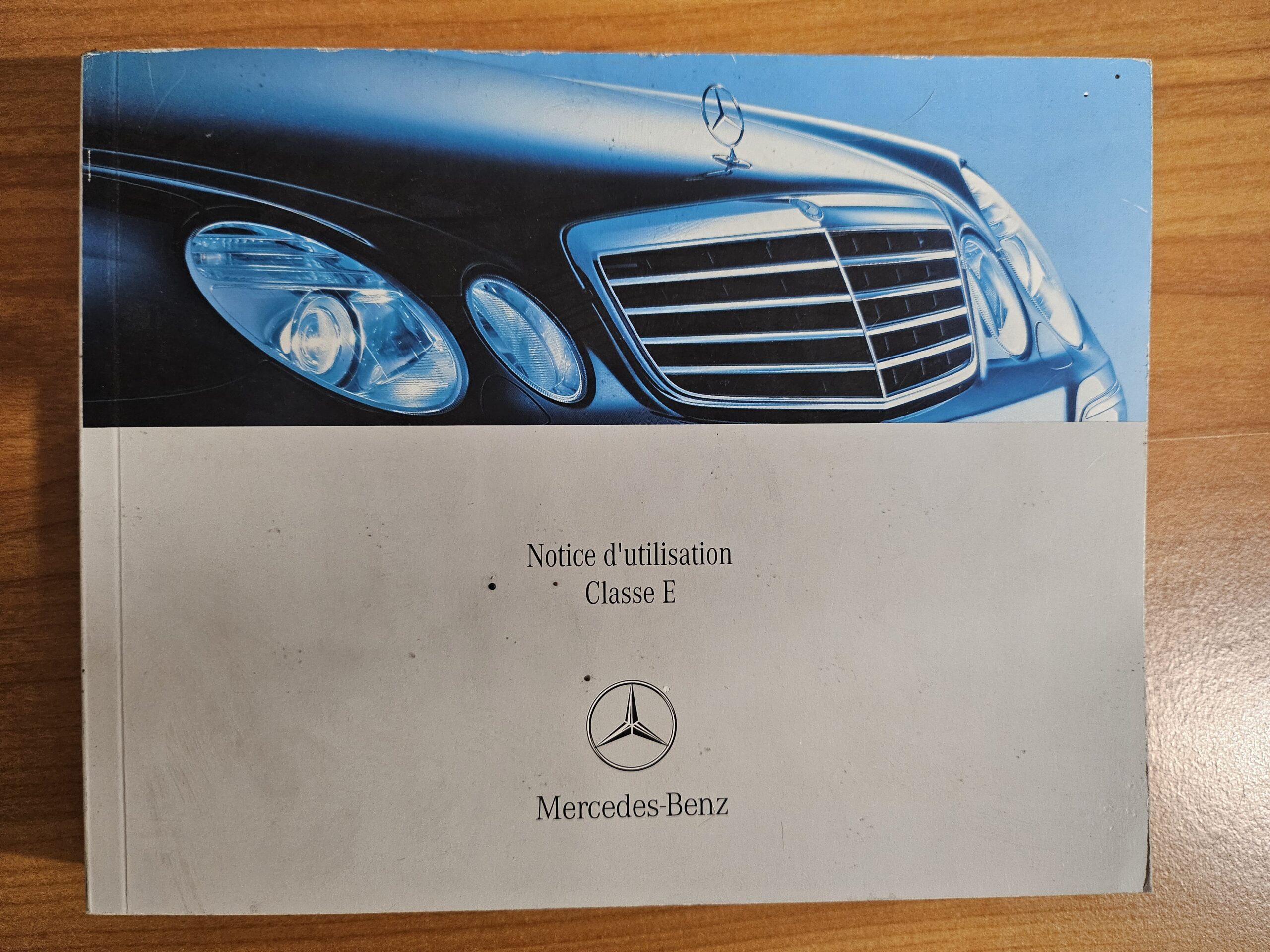 Notice d'utilisation d'origine Mercedes-Benz Classe E (Manuel de bord W211)