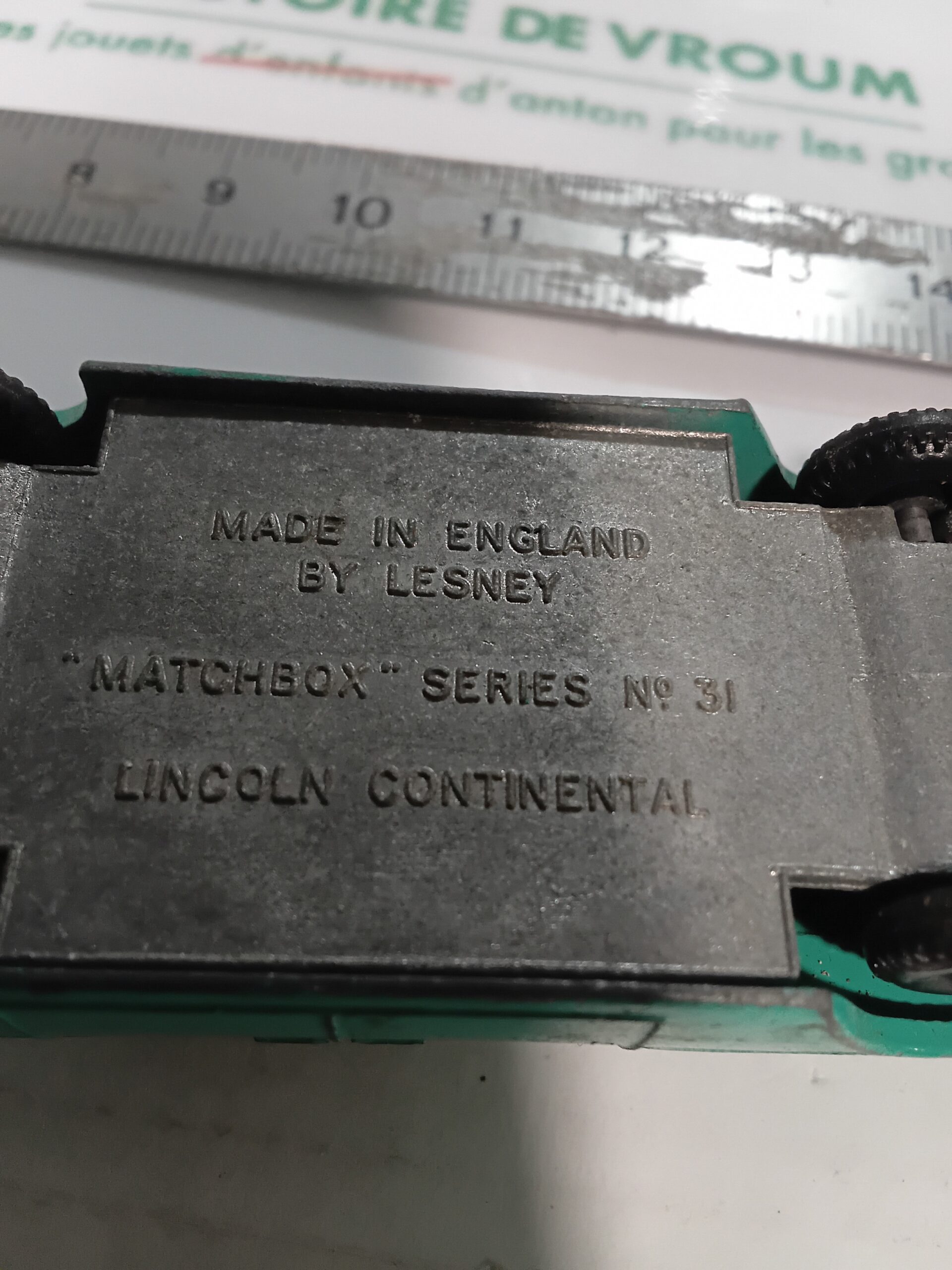 Voiture Miniature Matchbox Lesney N° 31 - Lincoln Continental (Made in England) – Image 6