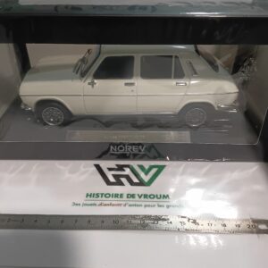 Voiture Miniature Norev 1/18 - Simca 1100 Ti 1975 Blanc Tacoma (Série Limitée N° 264/300) - Réf. 185757