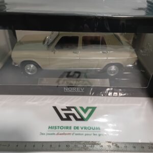 Voiture Miniature Norev 1/18 — Simca 1100 GLS 1968 Beige Anthéor (Série Limitée N° 198/200) — Réf. 185758
