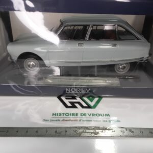 Voiture Miniature Norev 1/18 - Citroën Ami 8 Club 1969 Bleu Thasos (Série Limitée N° 297/300) - Réf. 181669