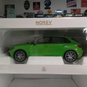Voiture Miniature Norev 1/18 — Audi RS 3 Sportback 2025 Vert Kyalami — Réf. 188390