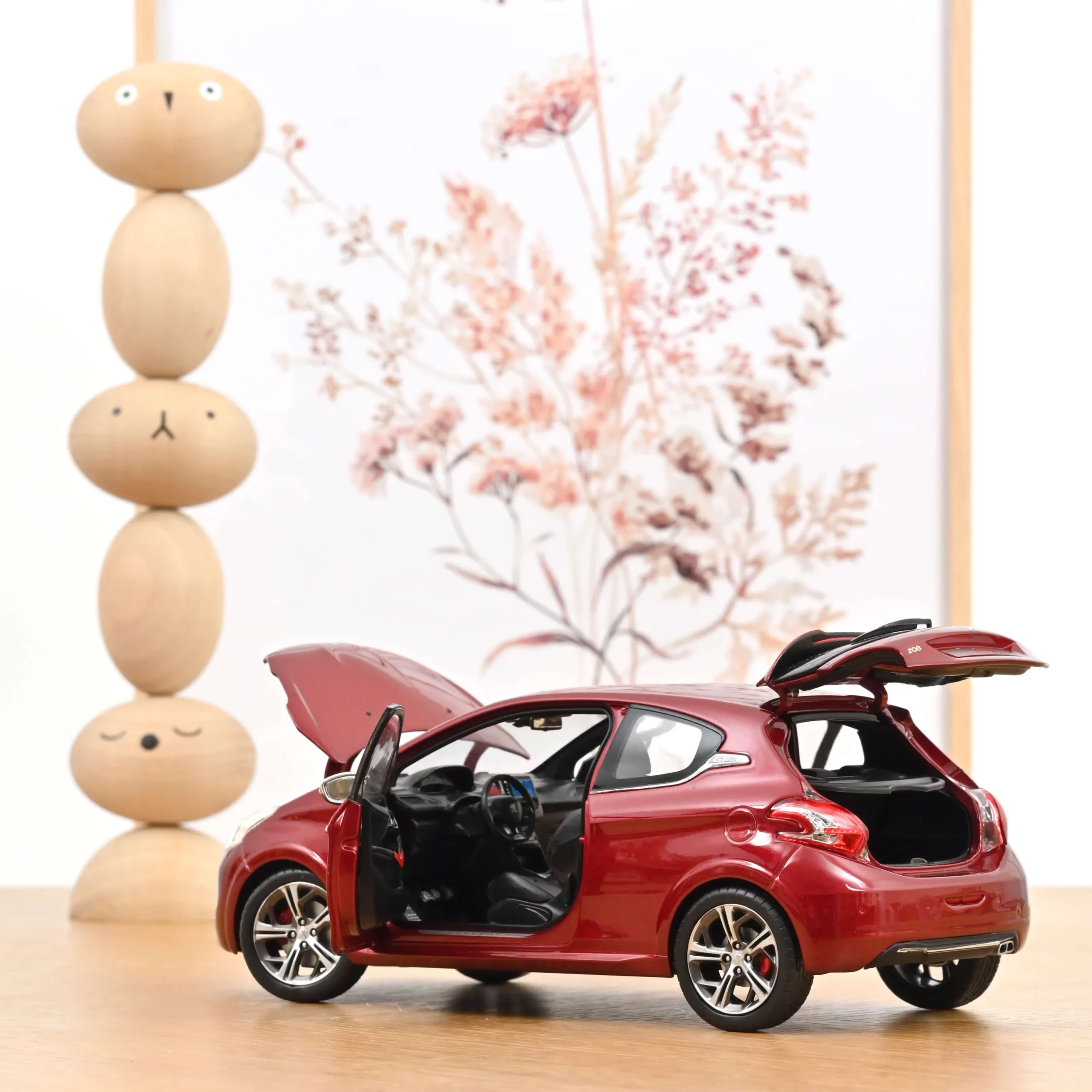 Peugeot 208 GTi 2013 Rouge Rubis 1/18 Ref : 184700 – Image 3