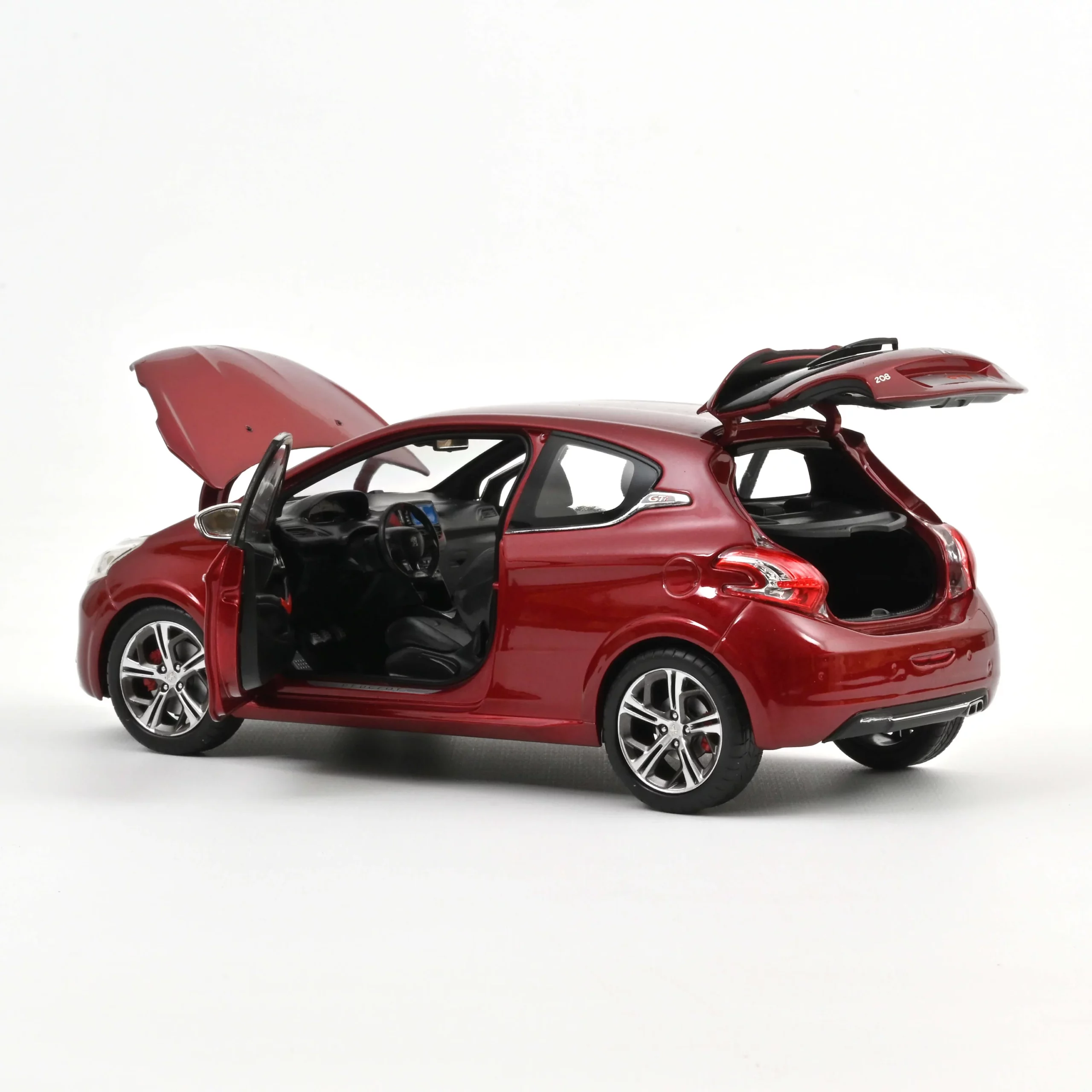 Peugeot 208 GTi 2013 Rouge Rubis 1/18 Ref : 184700 – Image 7