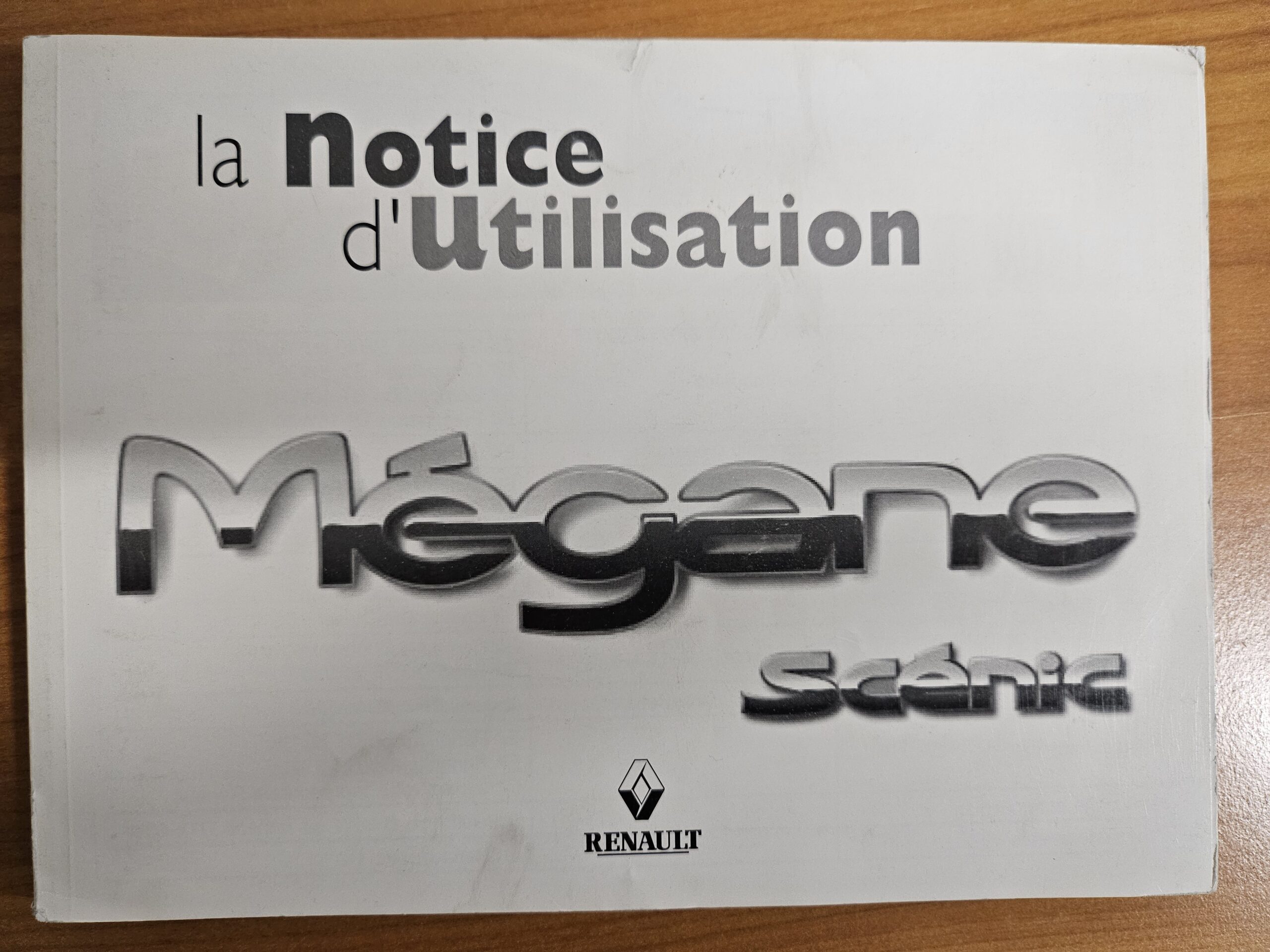 Notice / Manuel d’utilisation d’origine Renault Mégane Scénic - Histoire de Vroum