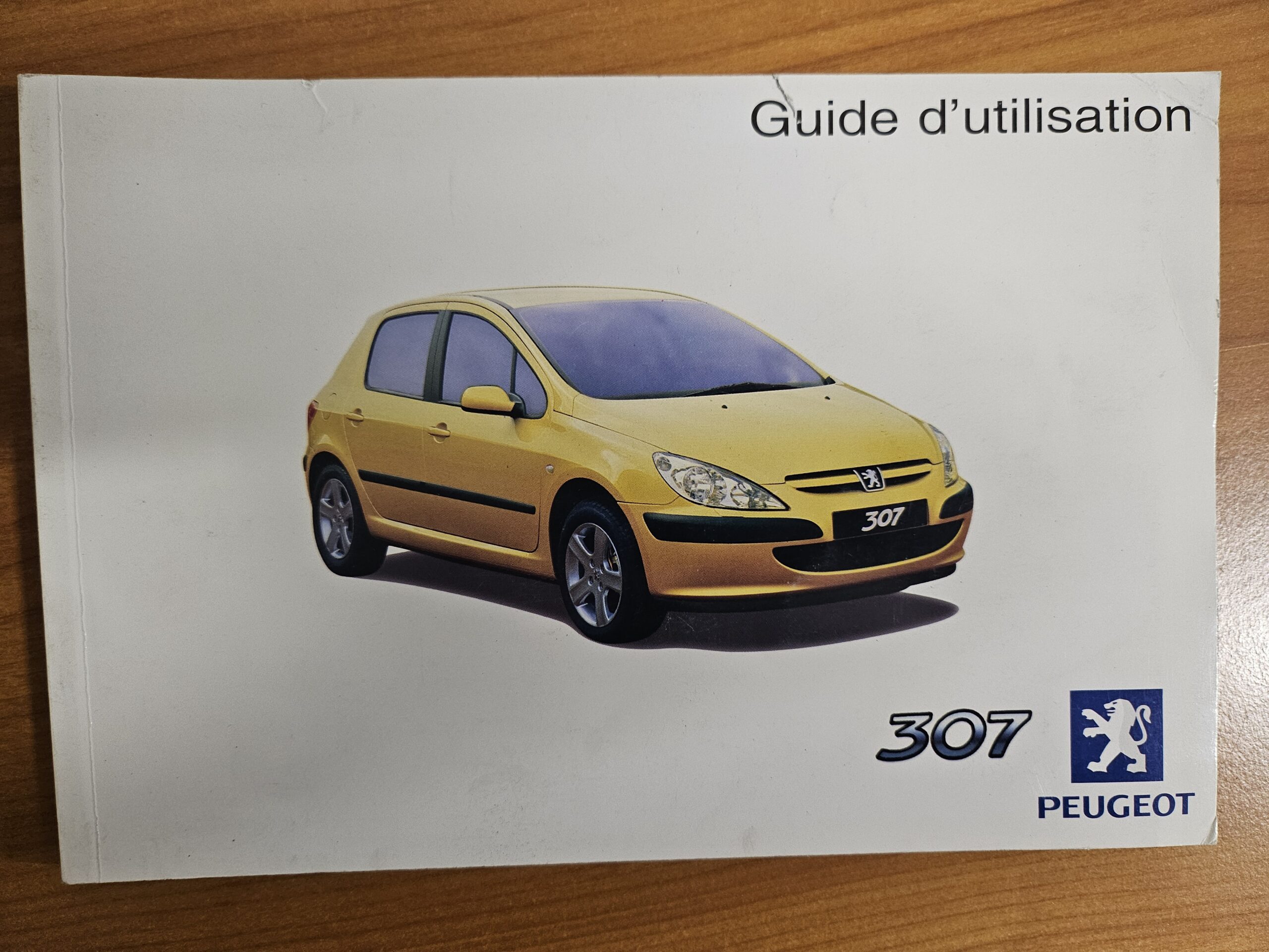 Manuel / Guide d'utilisation d'origine - Peugeot 307 Phase 1