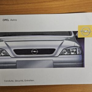 Manuel d'utilisation / Notice d'origine Opel Astra (en Français) (1)
