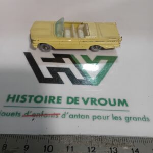 Matchbox Series Lesney N° 39 — Pontiac Convertible Jaune / Châssis Rouge Vintage Made in England
